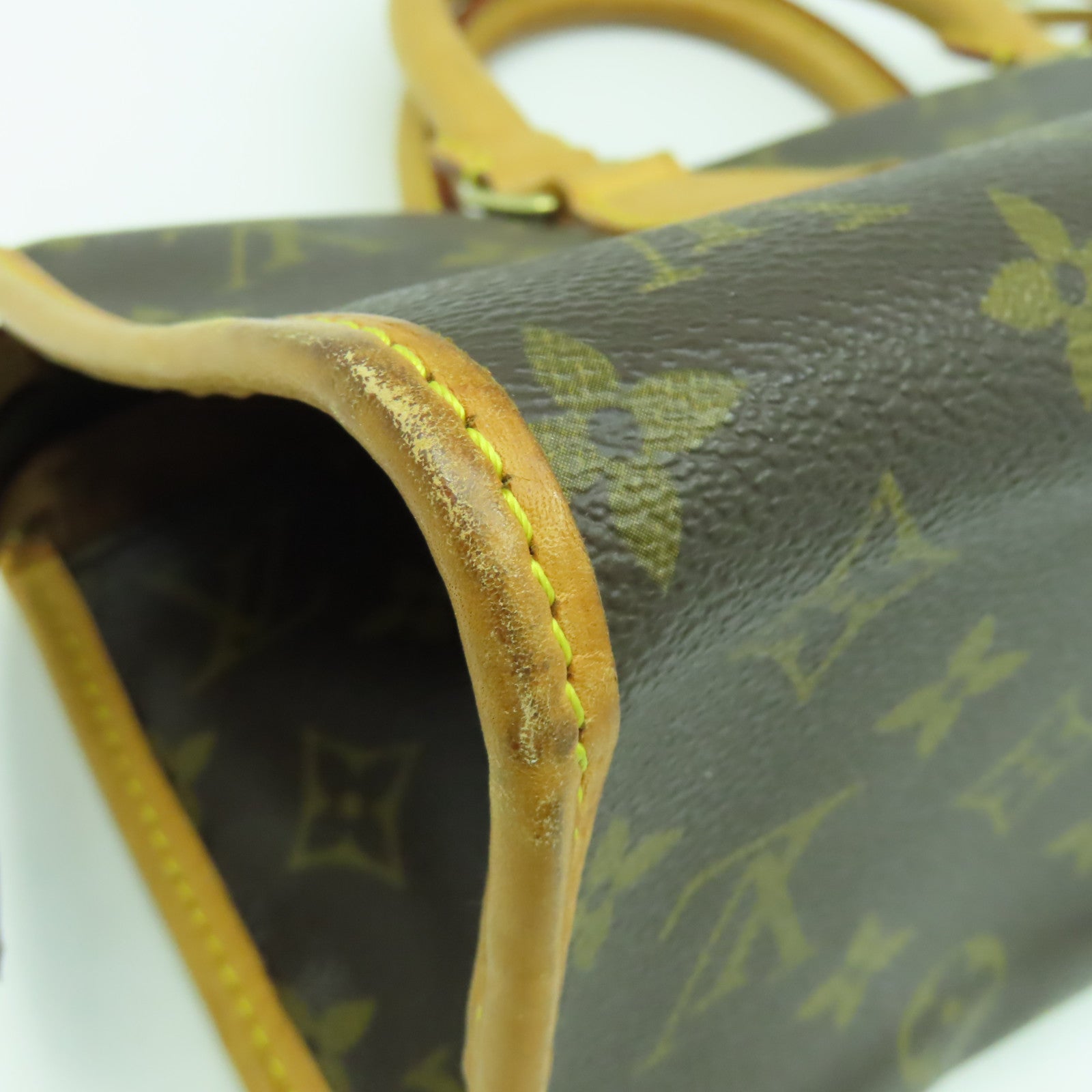 LOUIS VUITTON Monogram Popincourt金扣手挽袋啡色