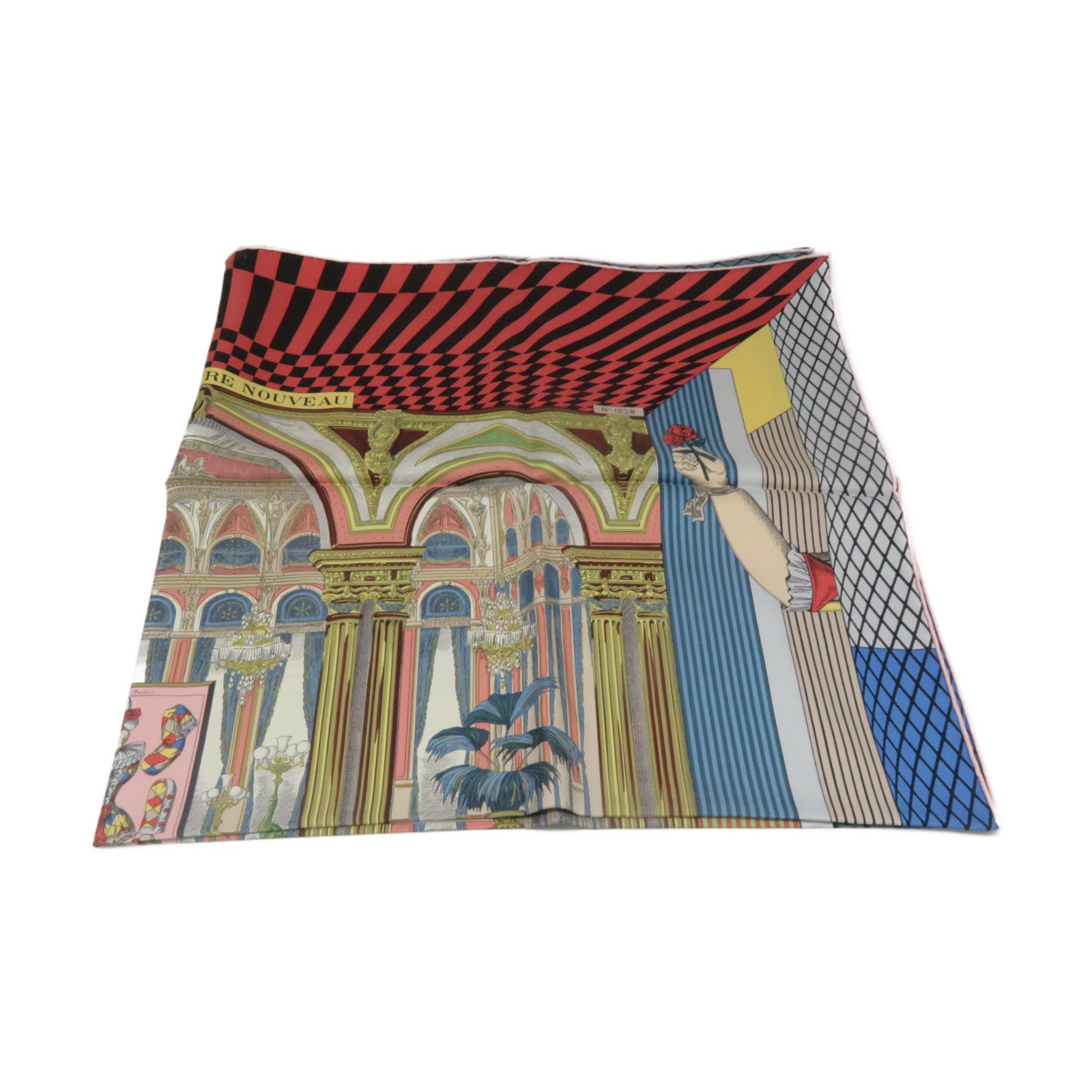HERMES 【激減優惠】絲質Scarf 90x90絲巾粉紅色/藍色/彩色