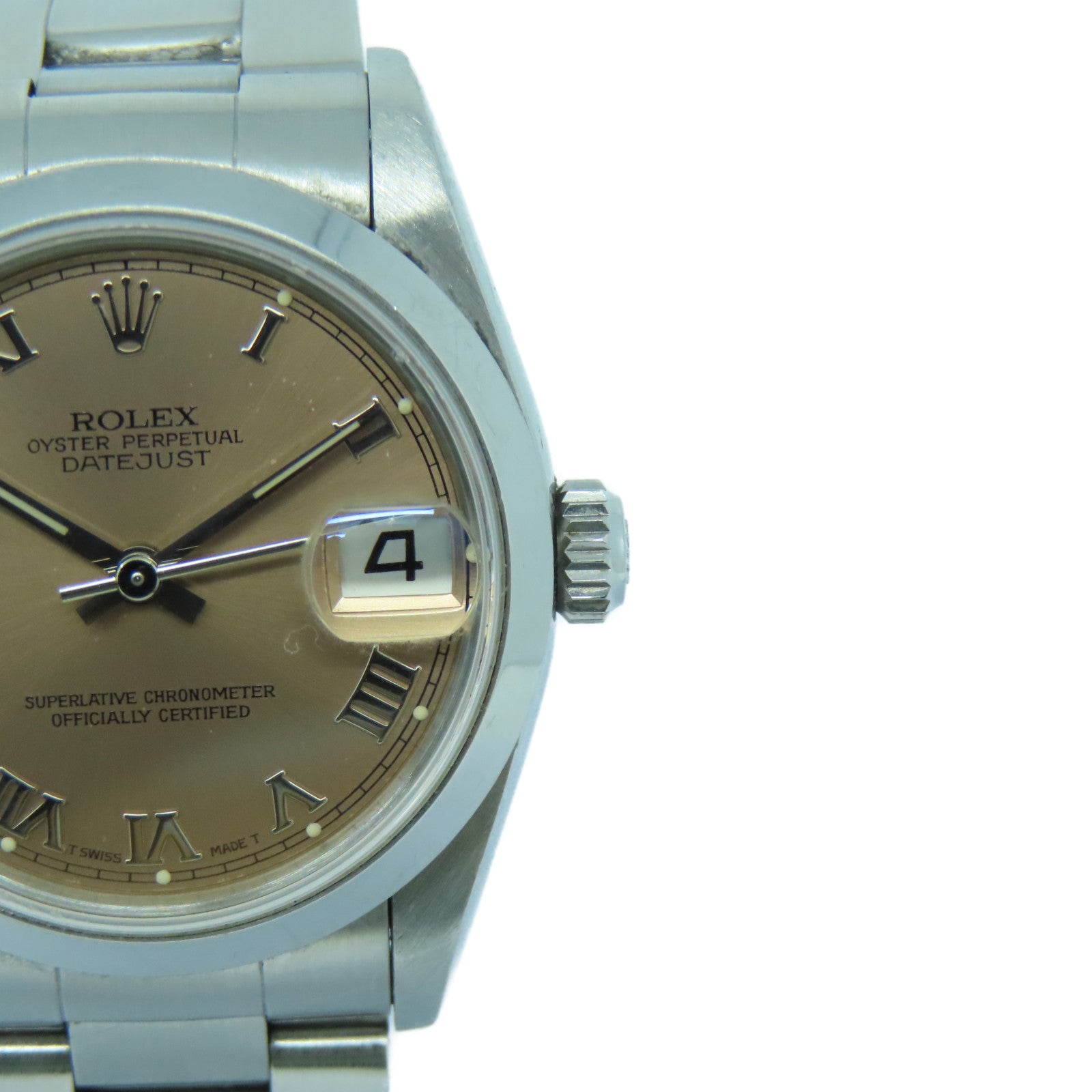 ROLEX Datejust不锈钢手表自动机芯粉红色