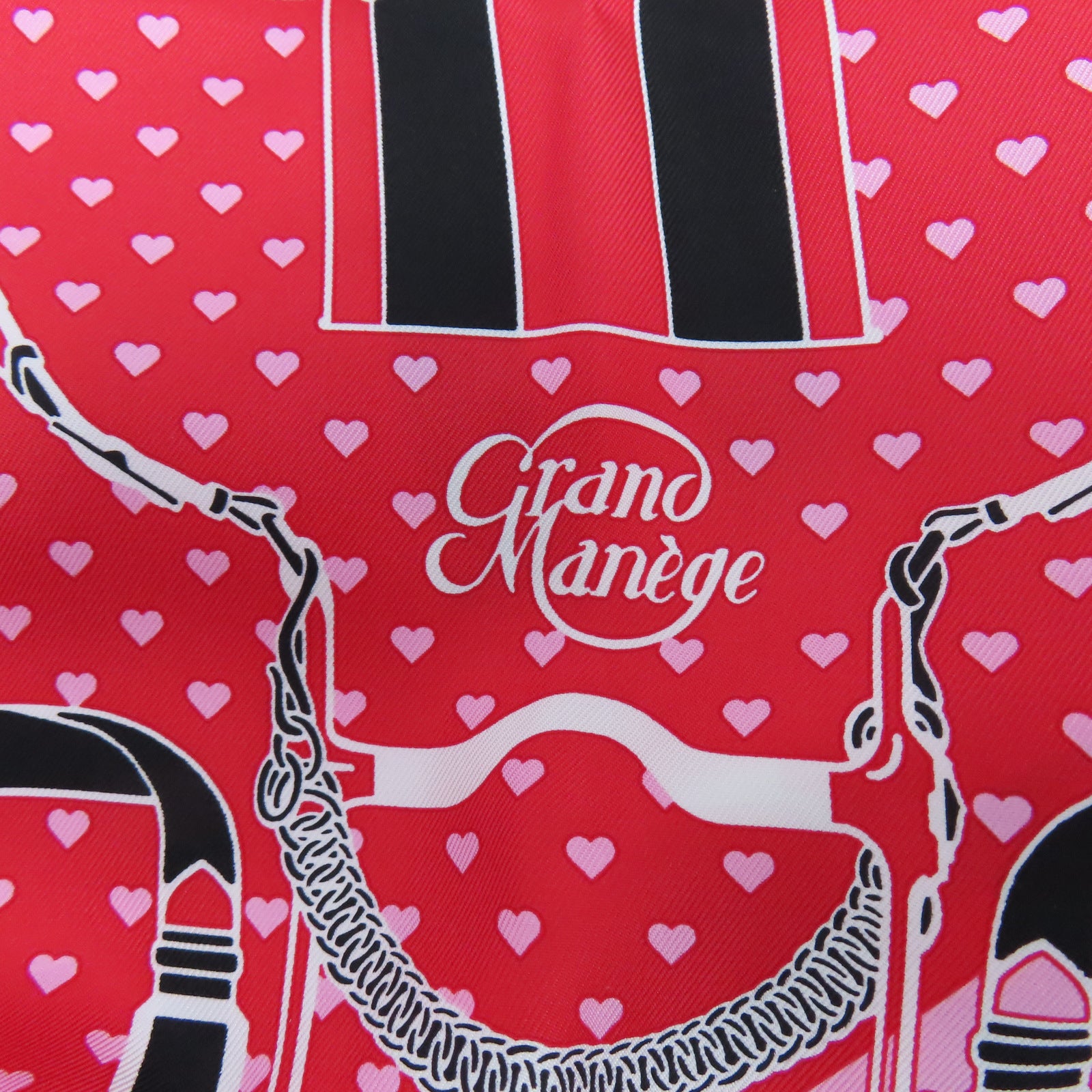 HERMES 【激減優惠】絲質Scarf絲巾紅色