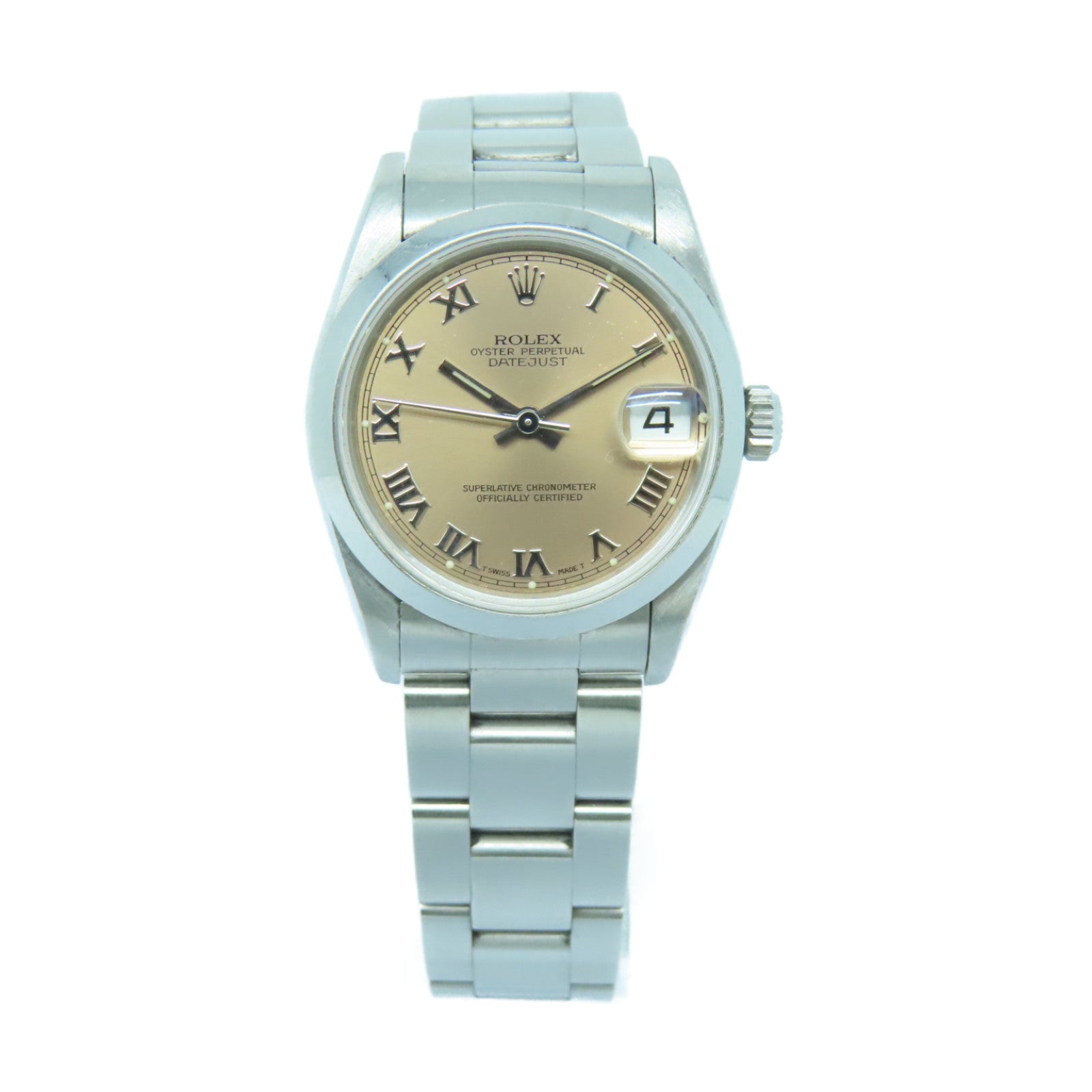 ROLEX Datejust不锈钢手表自动机芯粉红色
