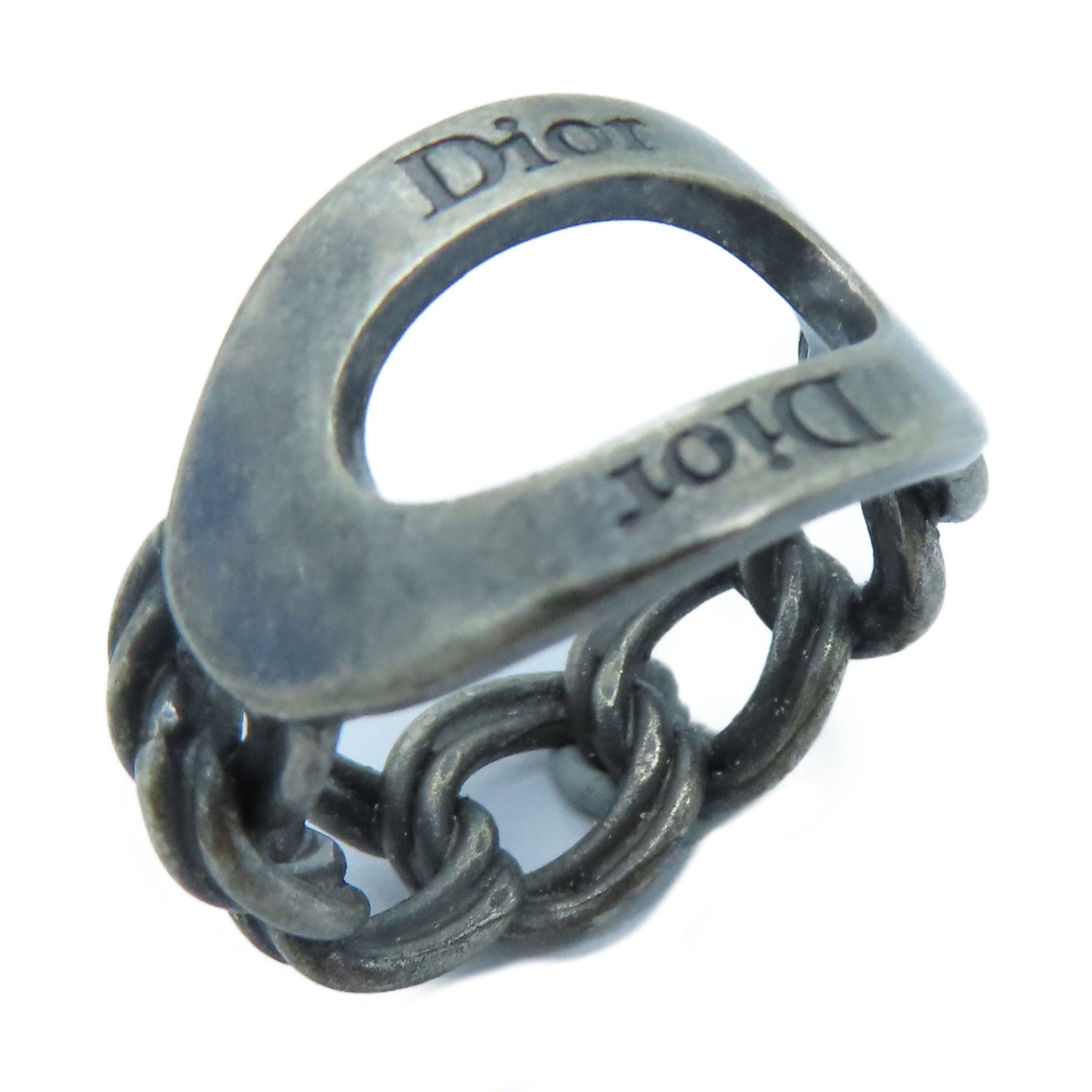 Dior 金属Ring戒指US#6.5银色