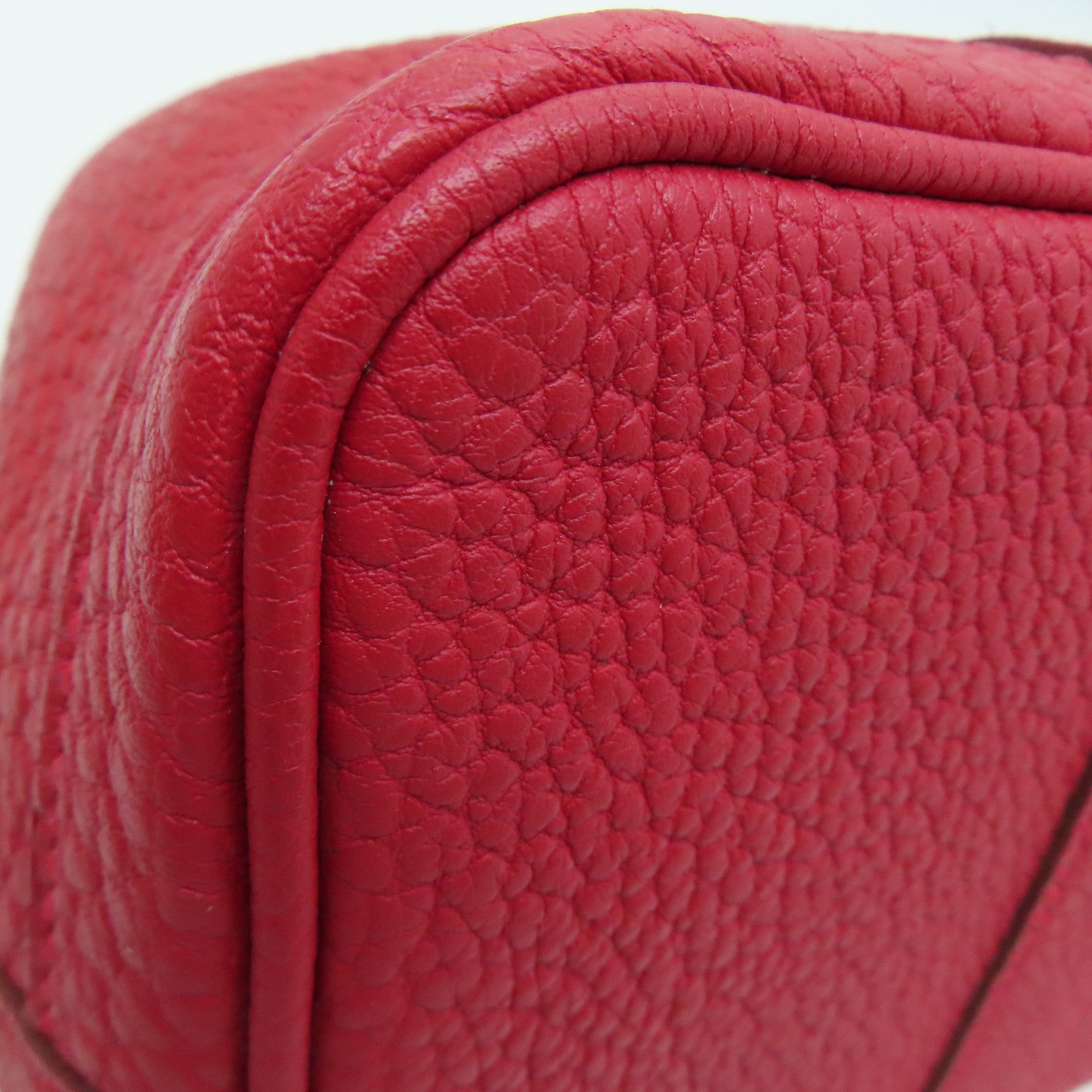 HERMES Country皮革Garden Party TPM銀扣手挽袋紅色