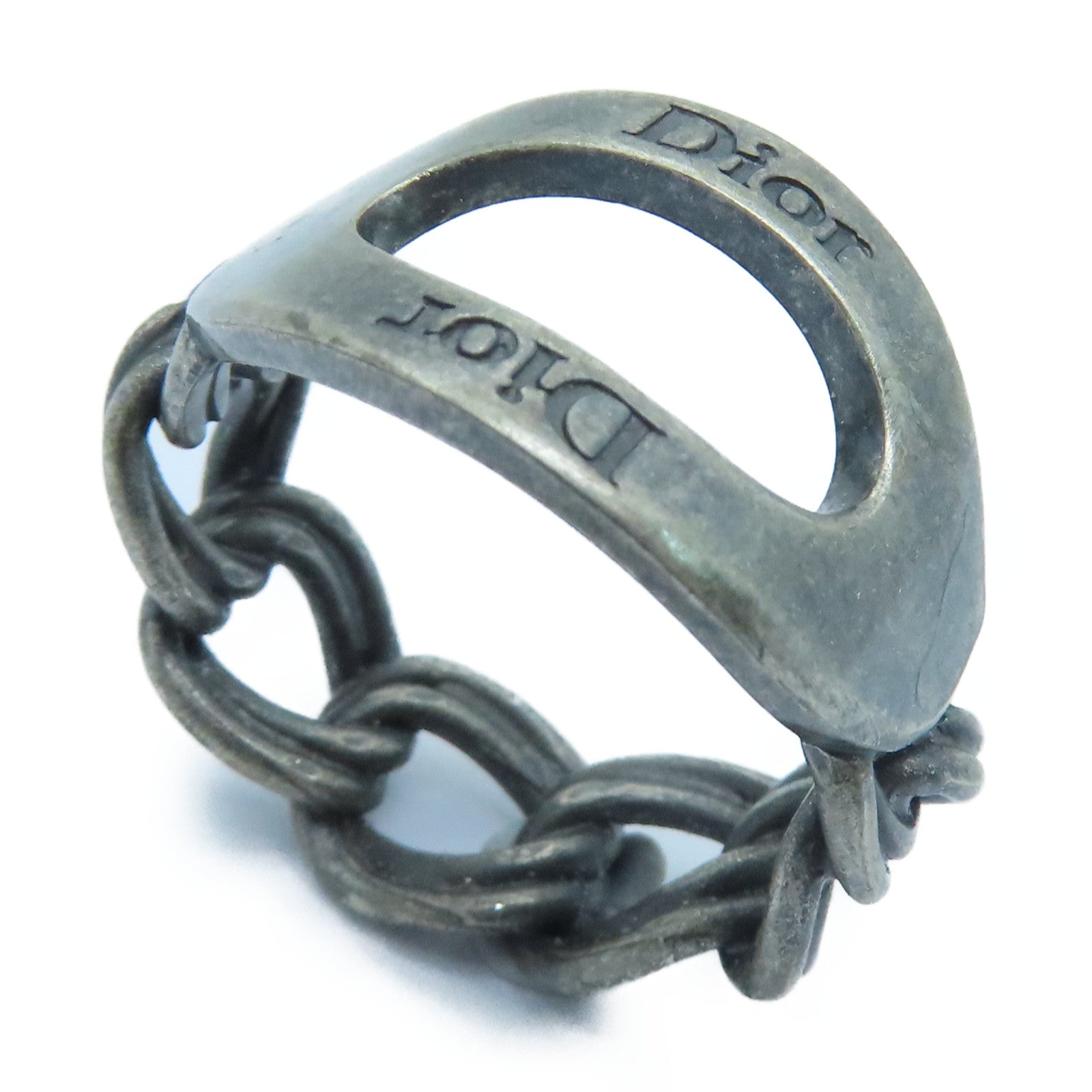 Dior 金属Ring戒指US#6.5银色