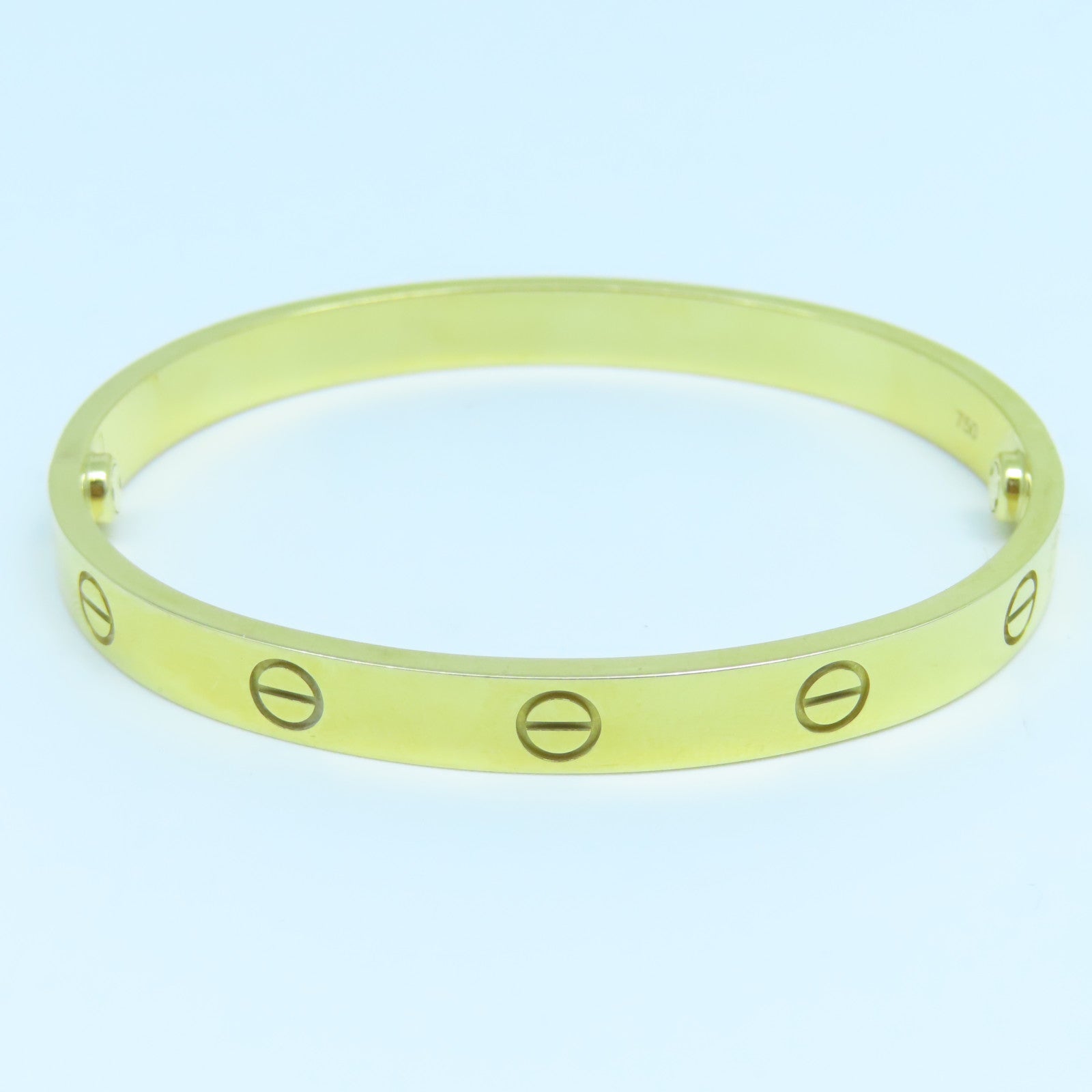 CARTIER 18K黃金Love Bracelet手鐲Cartier#17