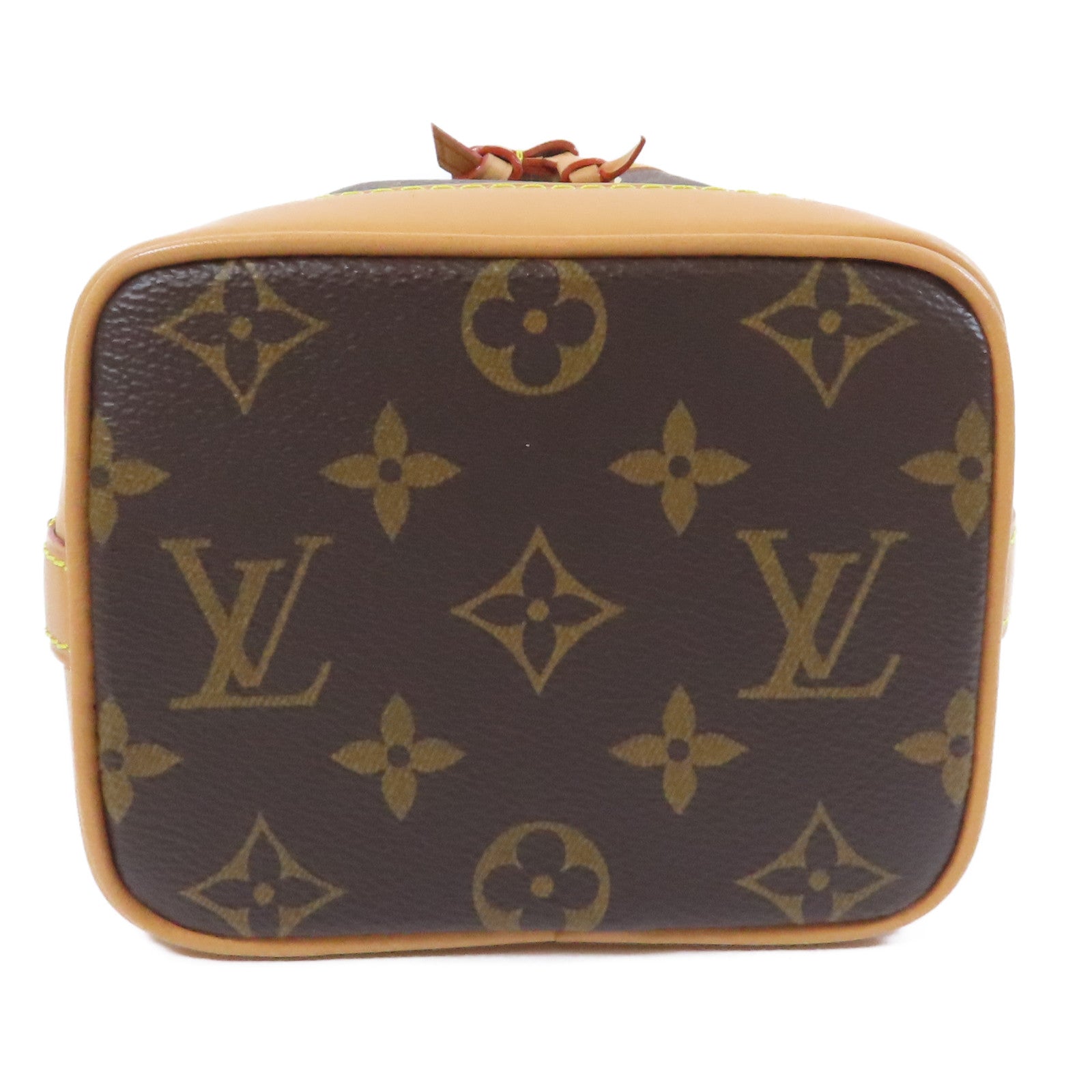 LOUIS VUITTON Monogram Nano Noe金扣肩背袋啡色