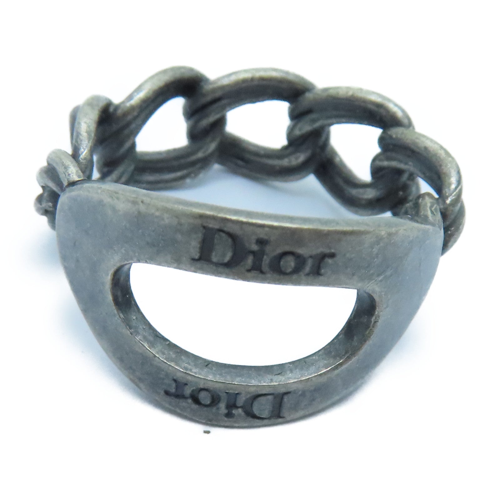 Dior 金属Ring戒指US#6.5银色