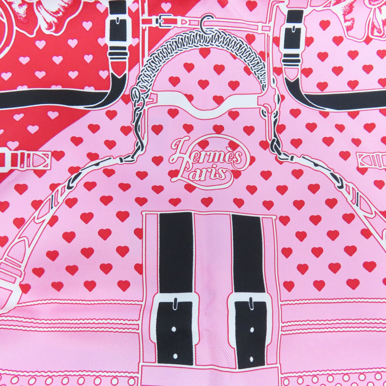 HERMES 【激減優惠】絲質Scarf絲巾紅色