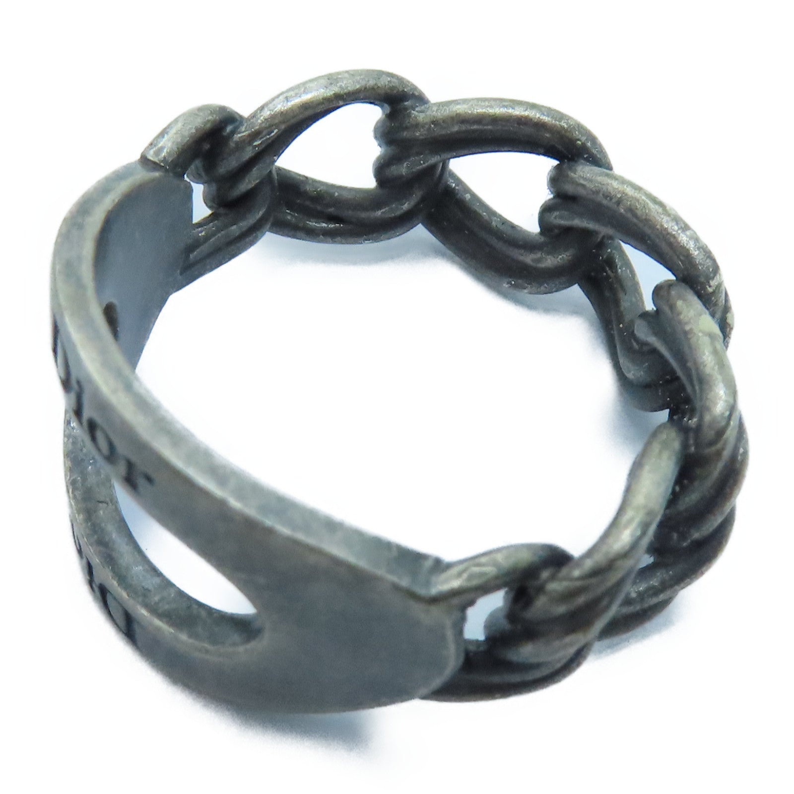 Dior 金属Ring戒指US#6.5银色
