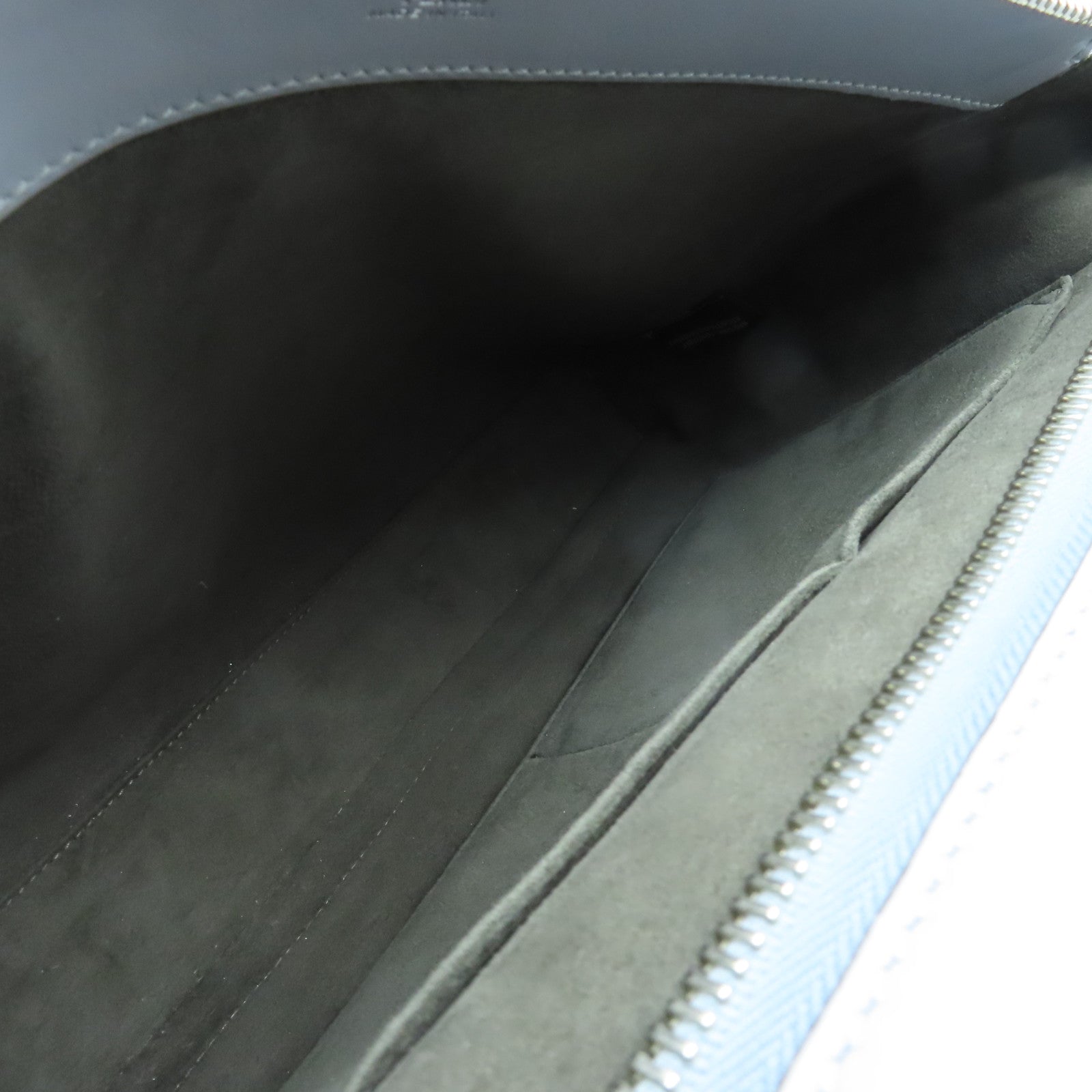 FENDI 牛皮皮革2 Way Shoulder银扣手挽肩背两用袋灰色
