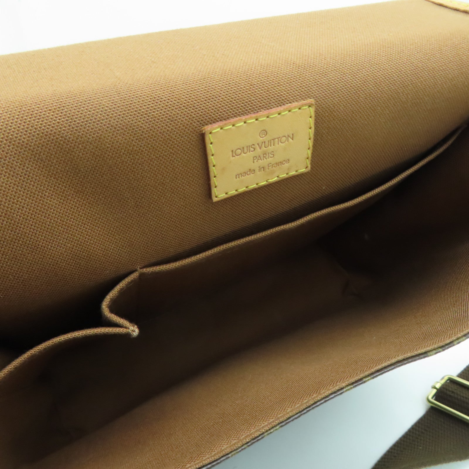 LOUIS VUITTON Monogram Messenger Bosphore PM金扣肩背袋啡色