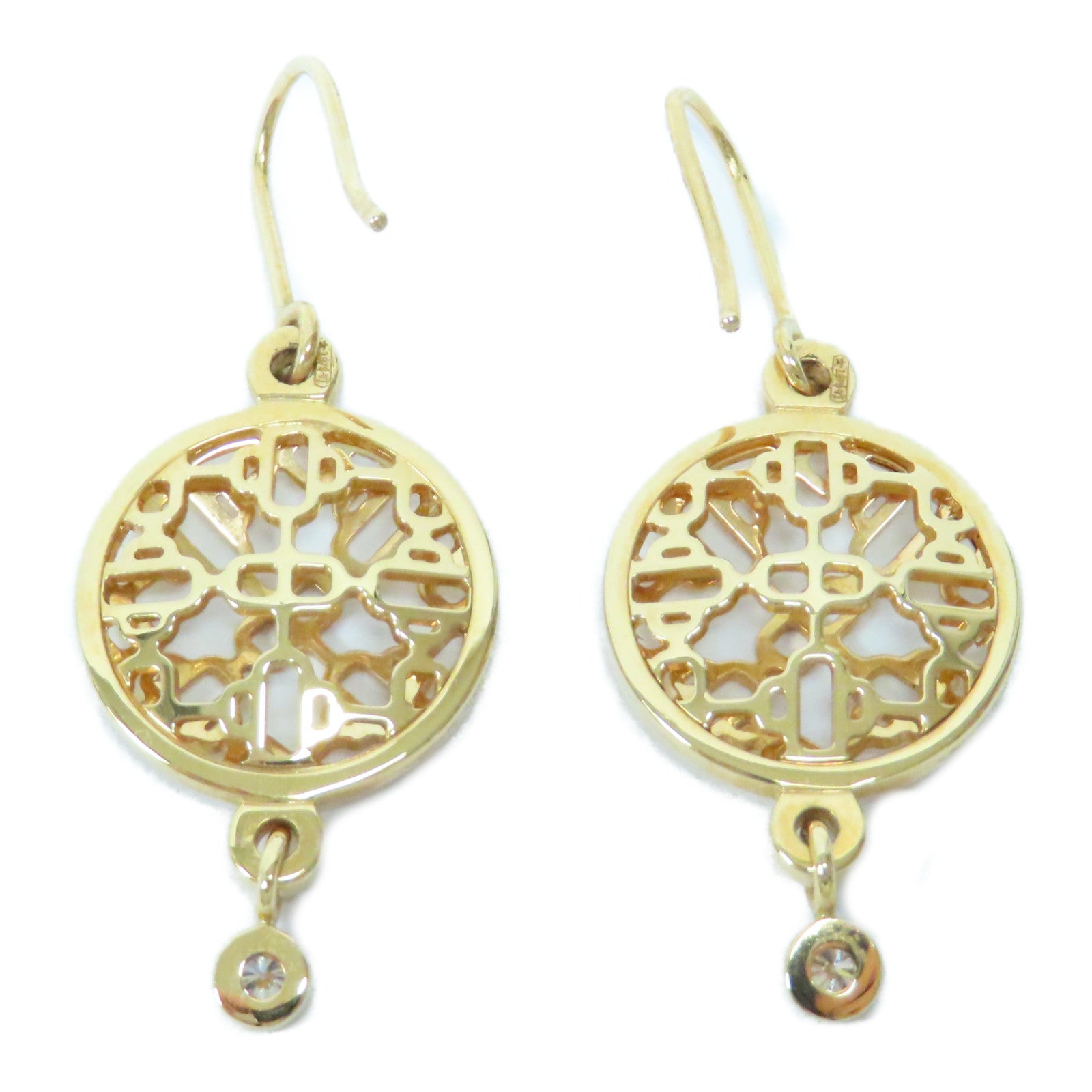 HERMES 18K黃金Passehle Earrings耳環