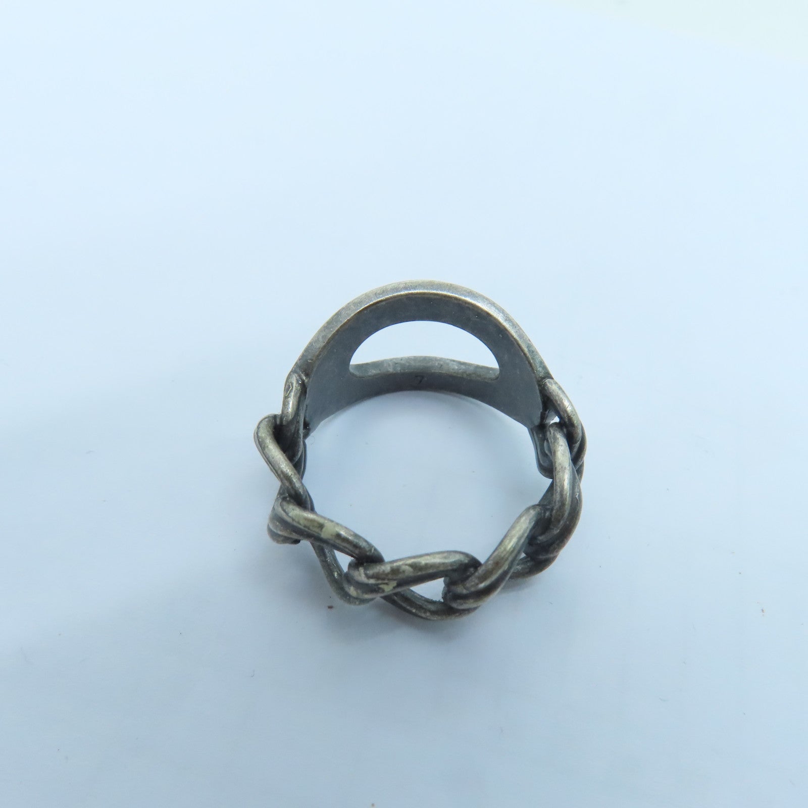 Dior 金属Ring戒指US#6.5银色