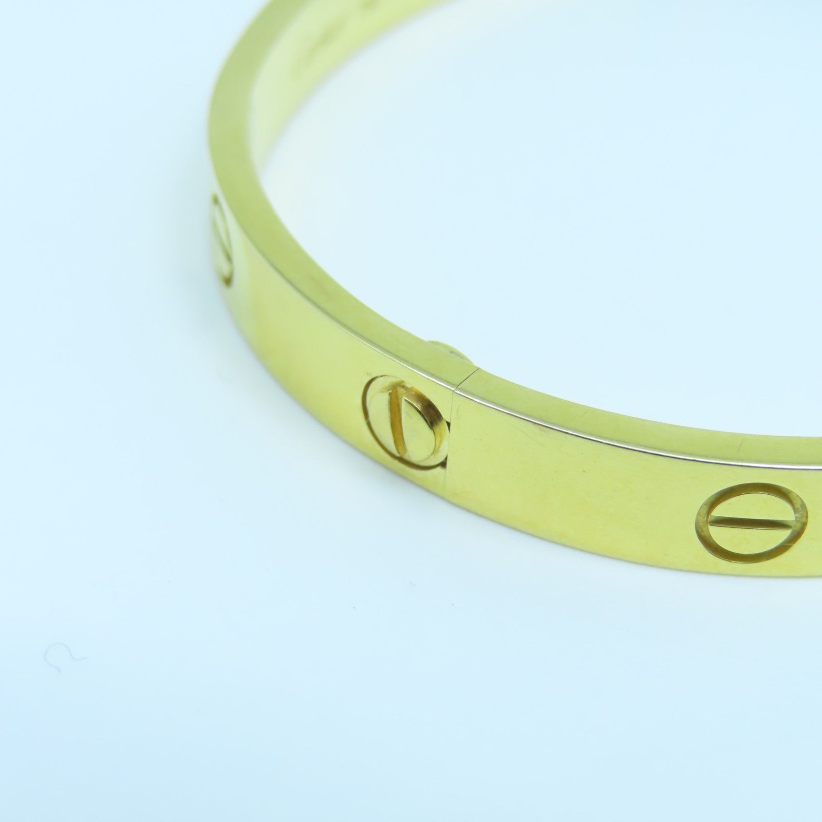 CARTIER 18K黃金Love Bracelet手鐲Cartier#17