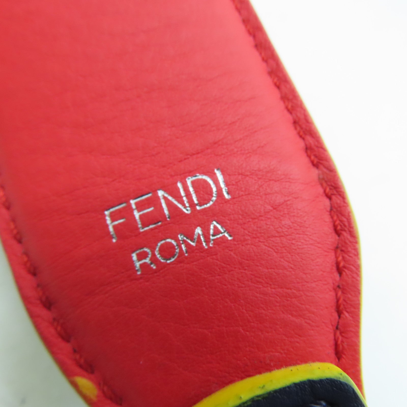 FENDI 【激減優惠】牛皮皮革Strap肩背帶藍色/彩色