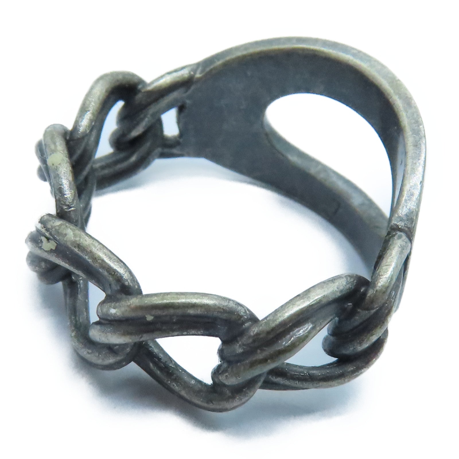 Dior 金属Ring戒指US#6.5银色