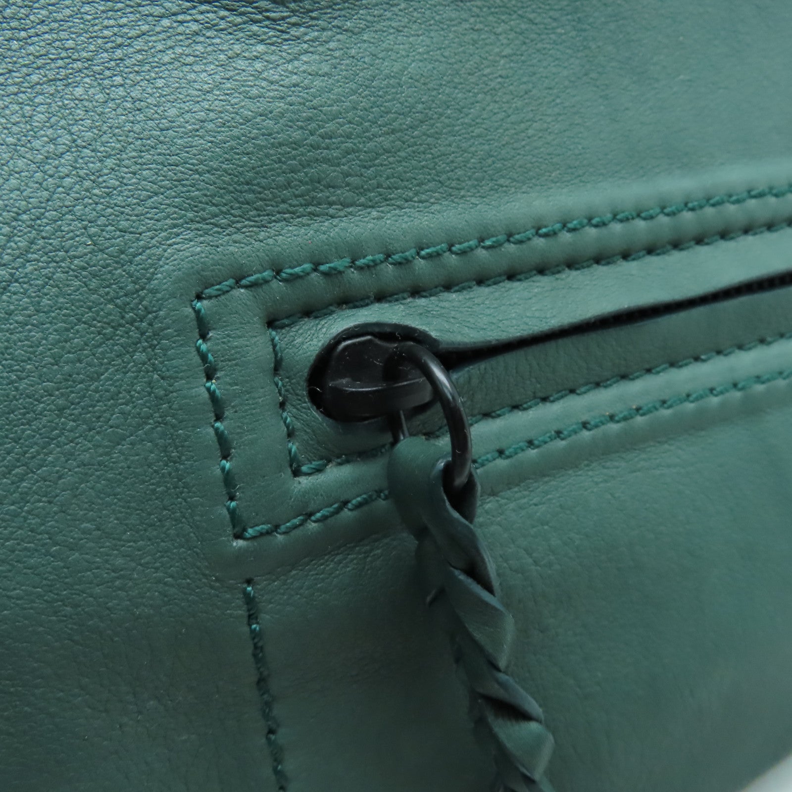 CELINE 牛皮皮革Luggage Phantom手挽袋綠色