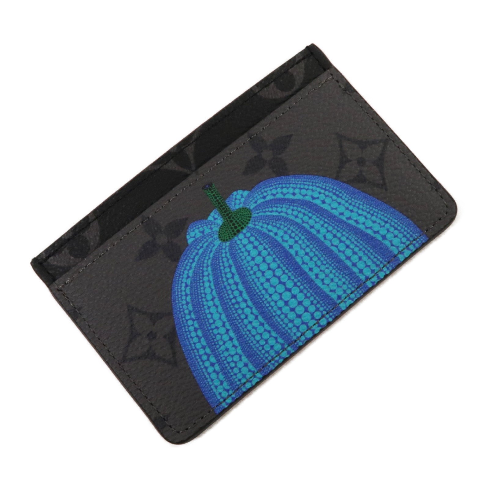 LOUIS VUITTON Monogram Eclipse LV X YK Card Case卡片套灰色/多色