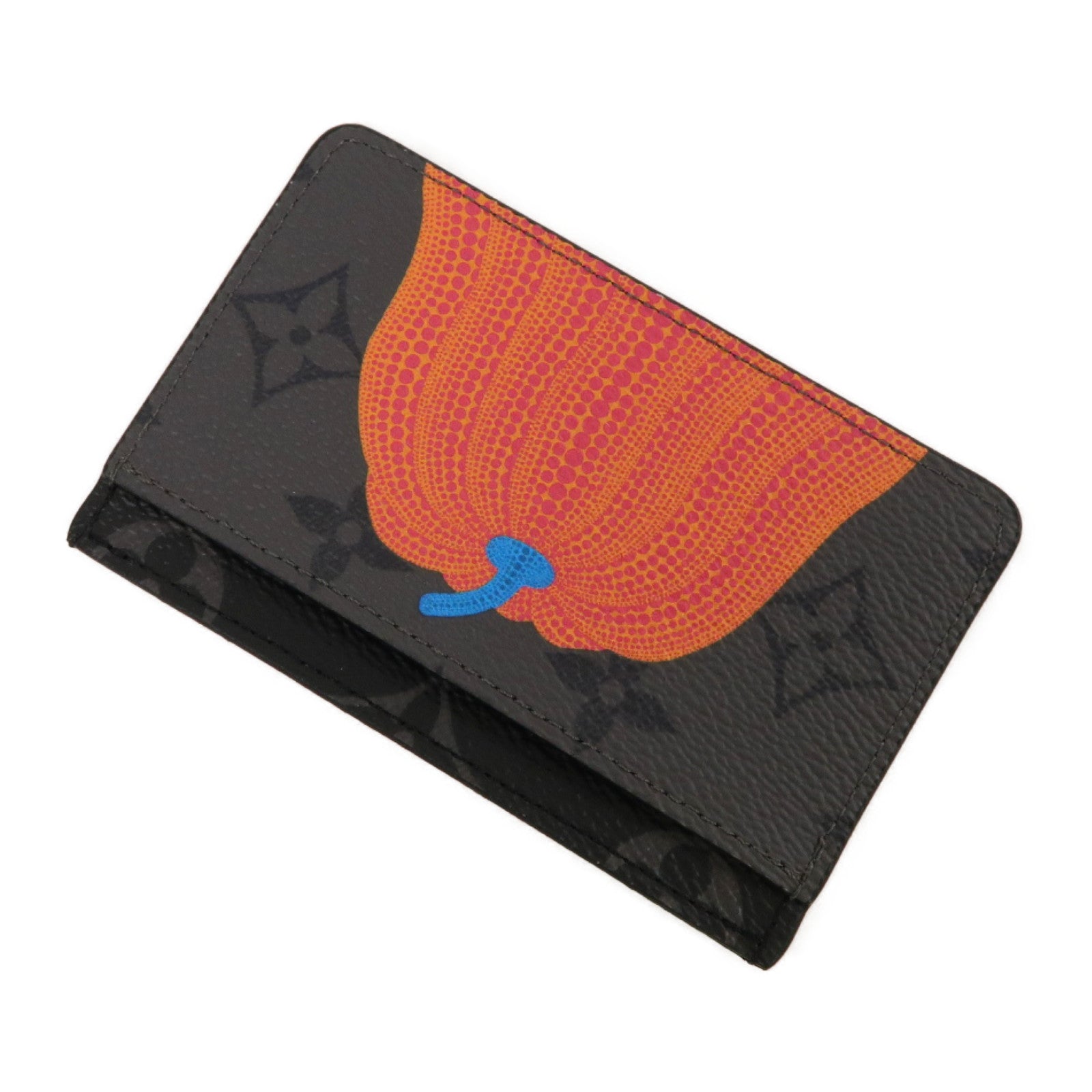 LOUIS VUITTON Monogram Eclipse LV X YK Card Case卡片套灰色/多色