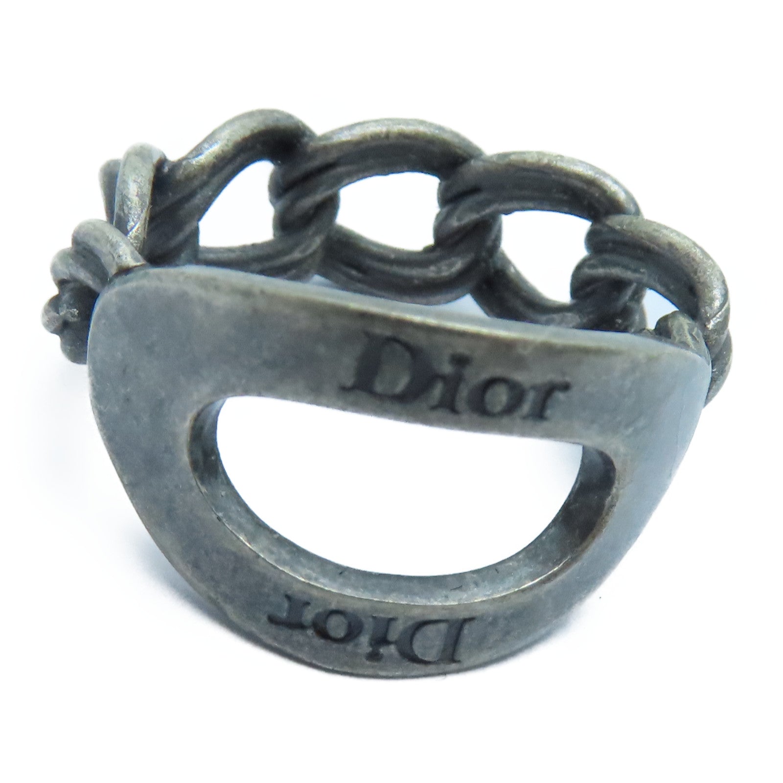 Dior 金属Ring戒指US#6.5银色