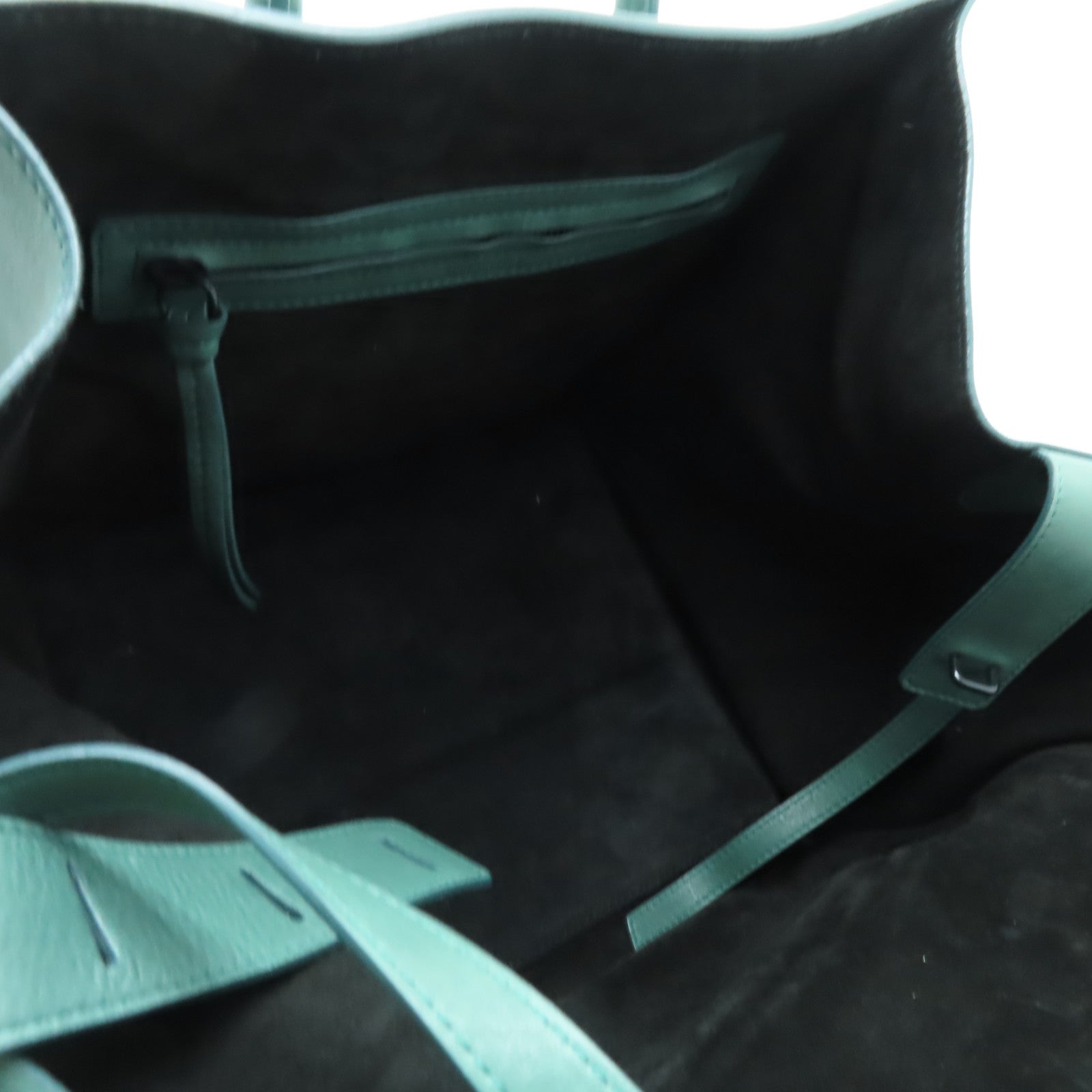 CELINE 牛皮皮革Luggage Phantom手挽袋綠色