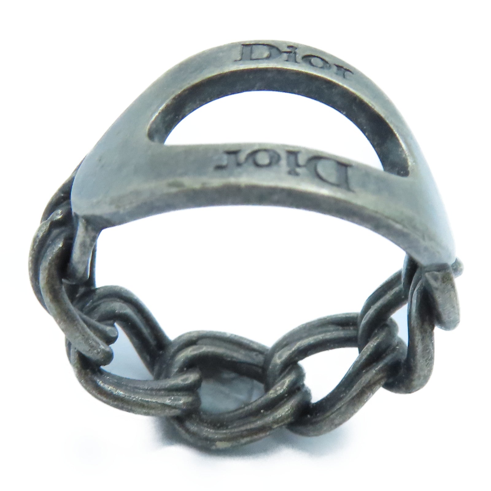 Dior 金属Ring戒指US#6.5银色