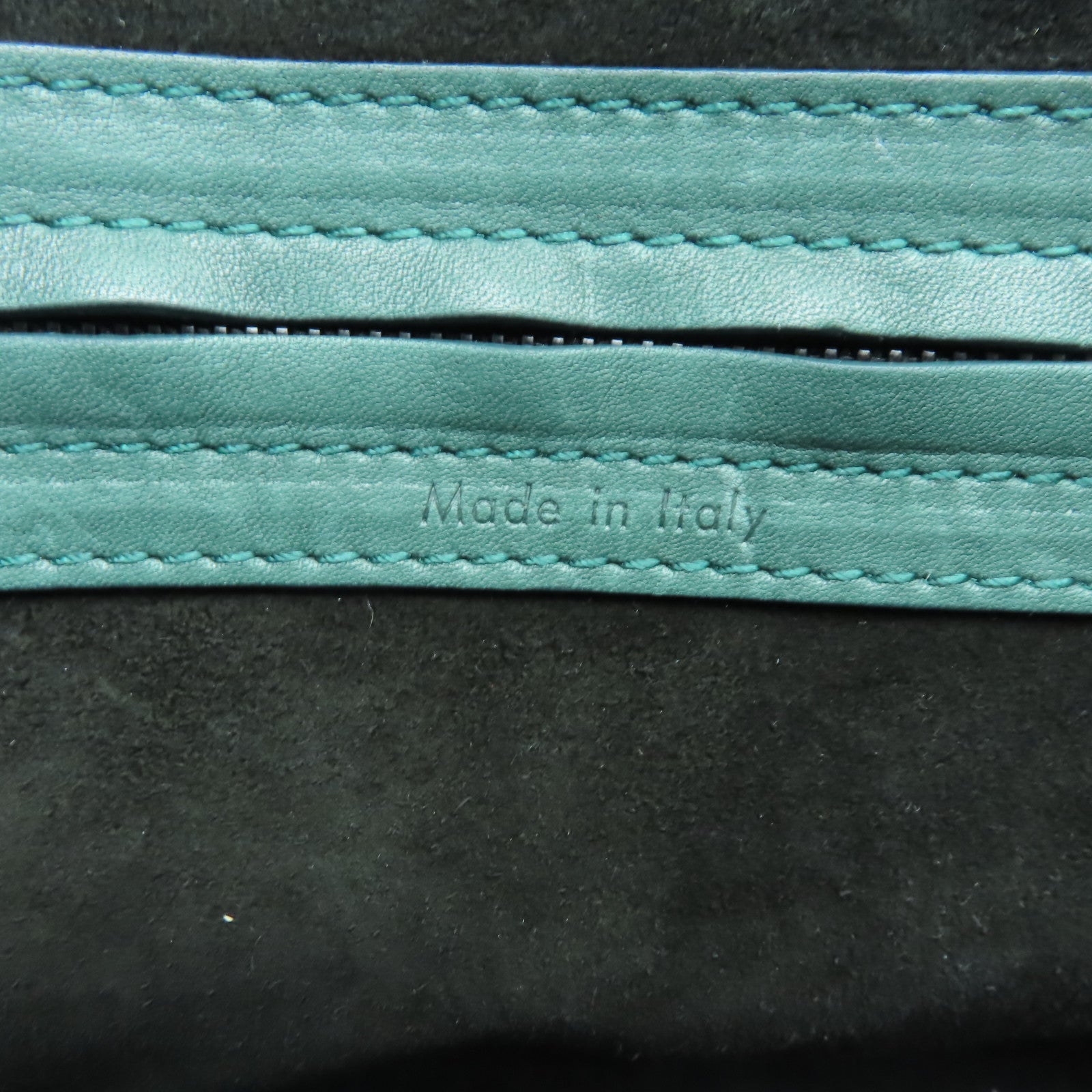 CELINE 牛皮皮革Luggage Phantom手挽袋綠色
