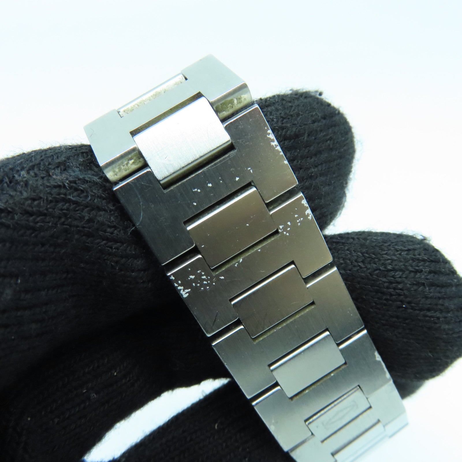CARTIER Pasha C不鏽鋼手錶自動機芯黑色