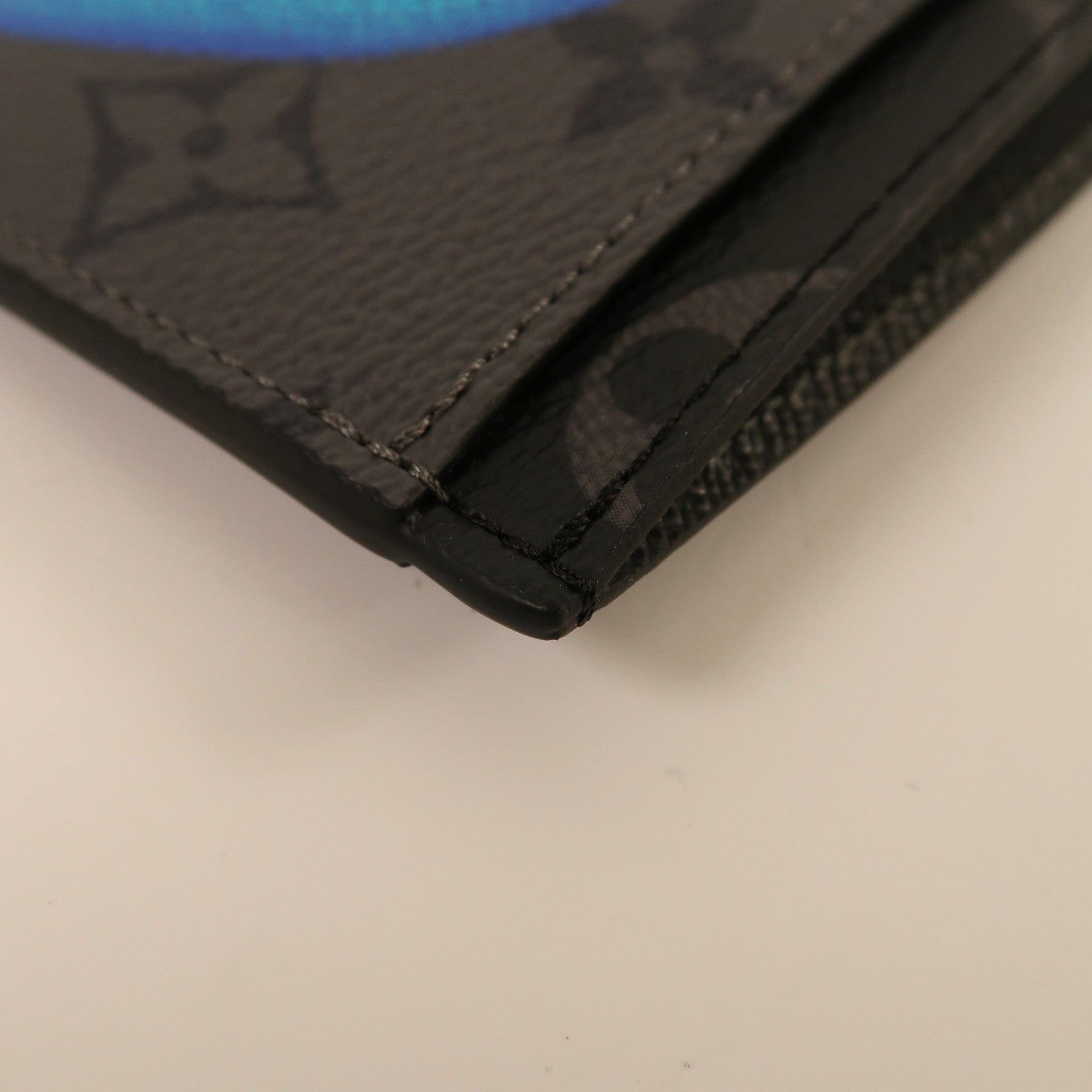 LOUIS VUITTON Monogram Eclipse LV X YK Card Case卡片套灰色/多色