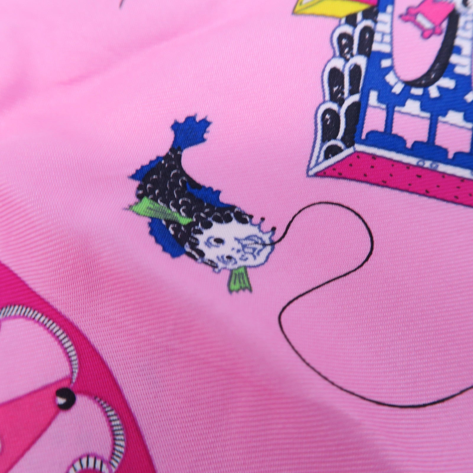 HERMES 【激減優惠】絲質Scarf 90x90絲巾粉紅色