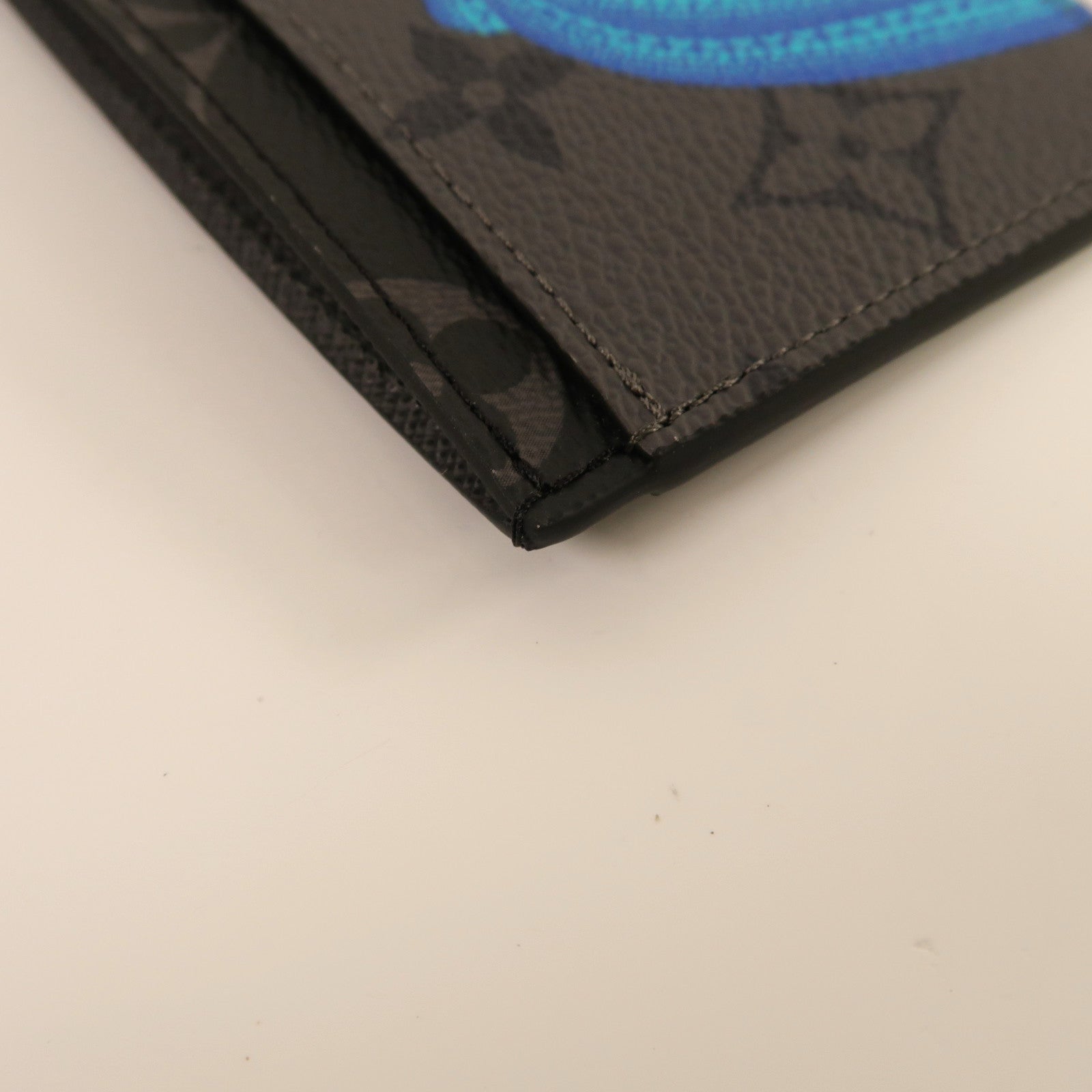 LOUIS VUITTON Monogram Eclipse LV X YK Card Case卡片套灰色/多色