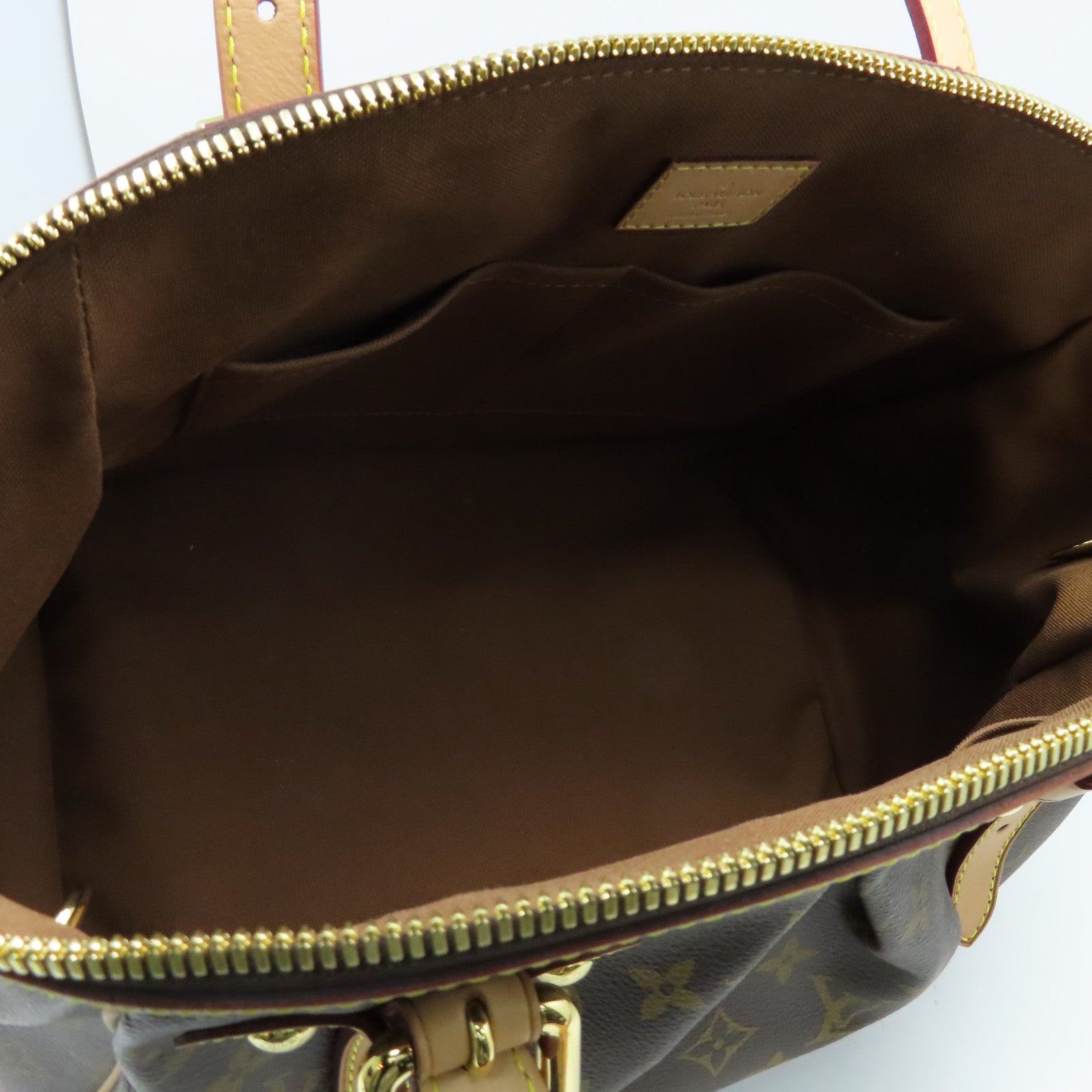 LOUIS VUITTON Monogram Tivoli GM金扣手挽袋啡色
