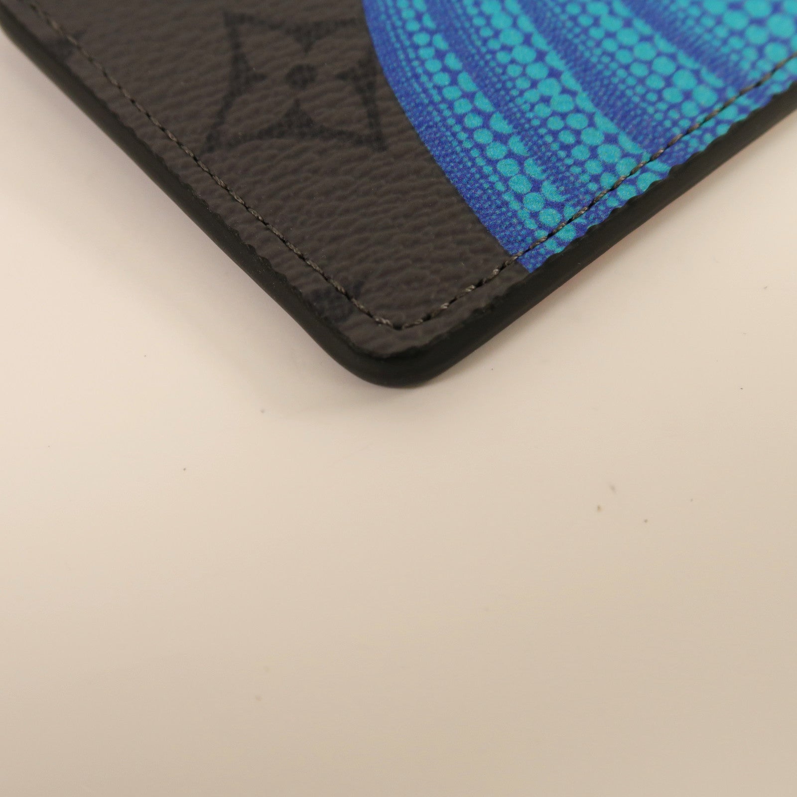 LOUIS VUITTON Monogram Eclipse LV X YK Card Case卡片套灰色/多色