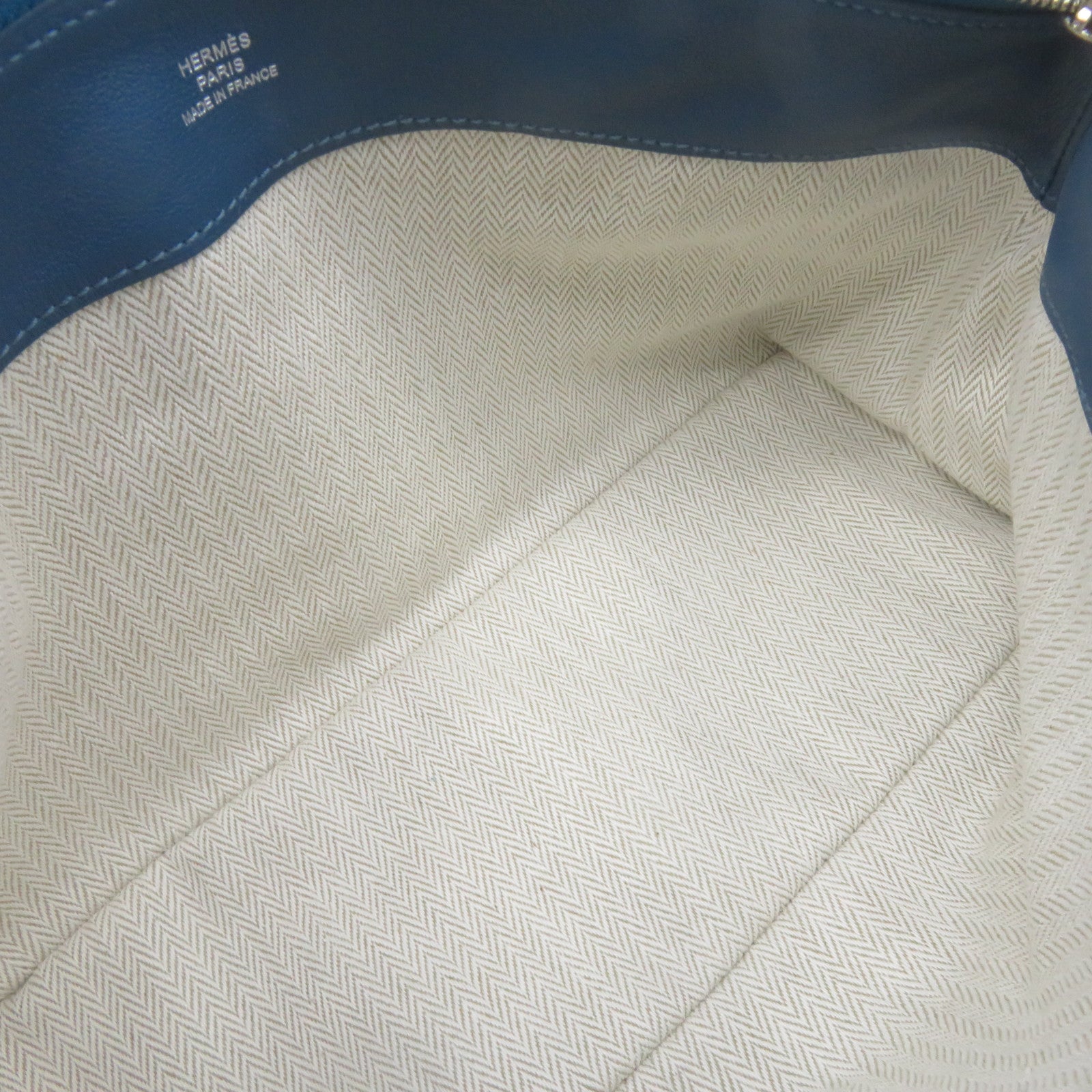 HERMES Swift皮革Pouch手拿包藍色