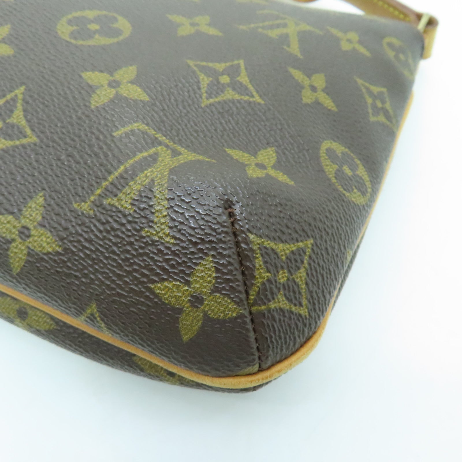 LOUIS VUITTON Monogram Musette Tango金扣肩背袋棕色