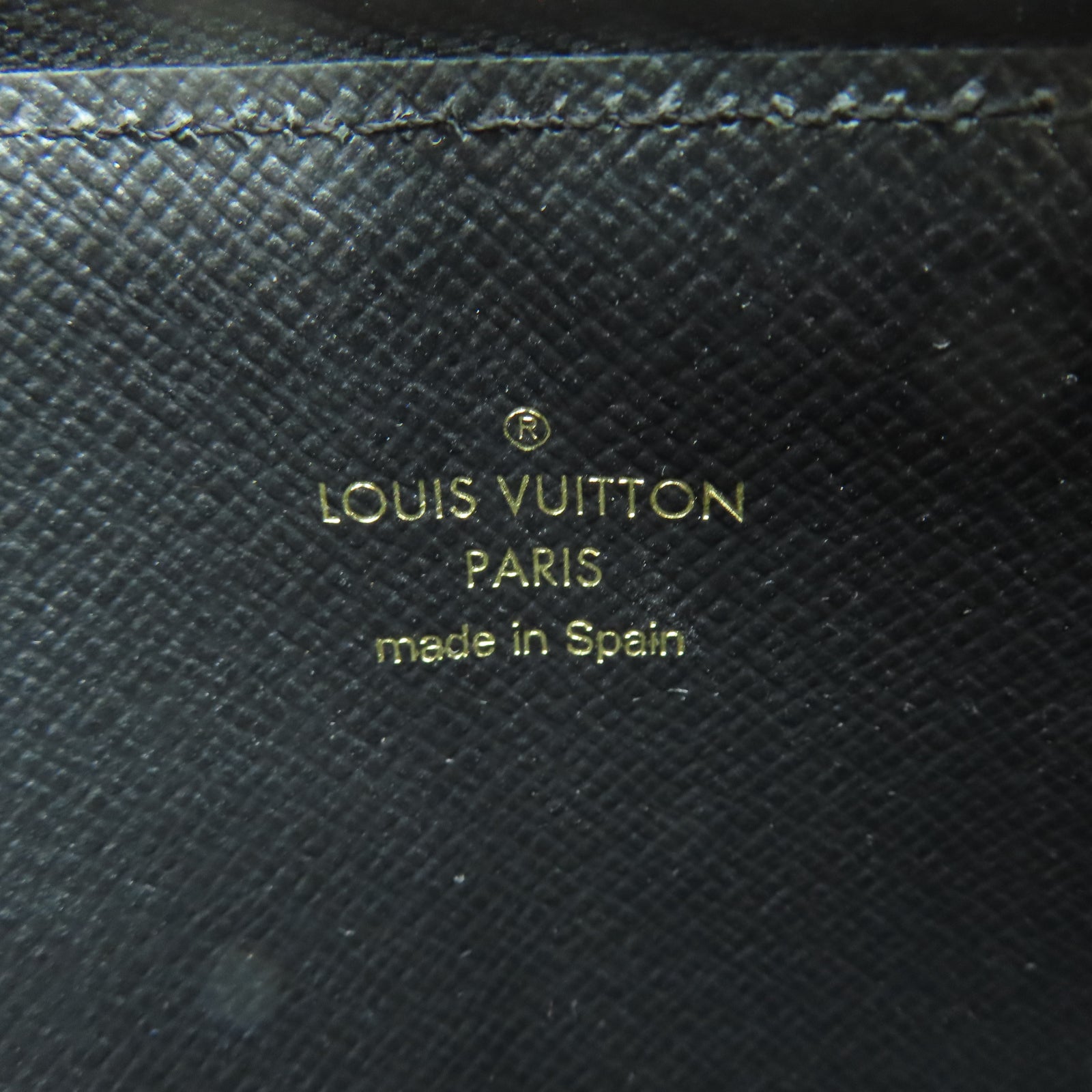 LOUIS VUITTON Monogram Reverse Slim Purse金扣卡片套棕色
