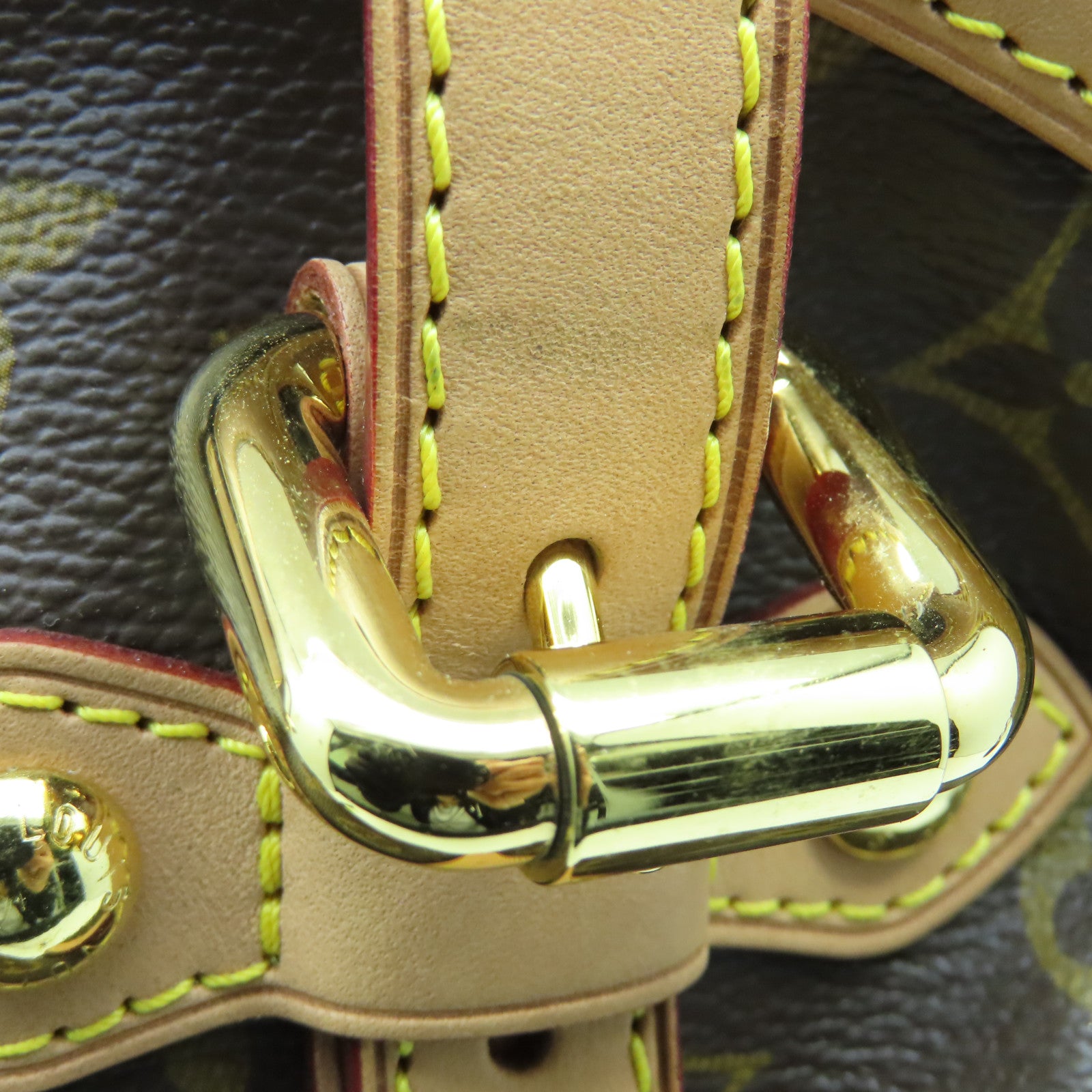 LOUIS VUITTON Monogram Tivoli GM金扣手挽袋啡色