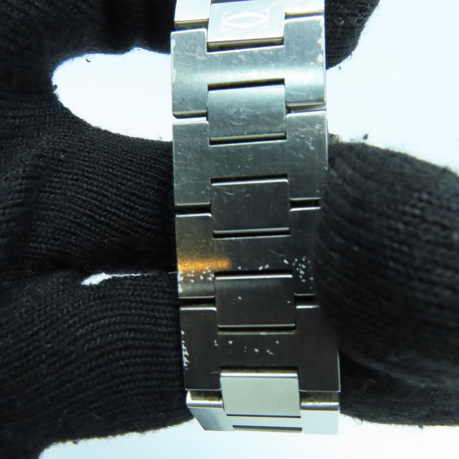 CARTIER Pasha C不鏽鋼手錶自動機芯黑色