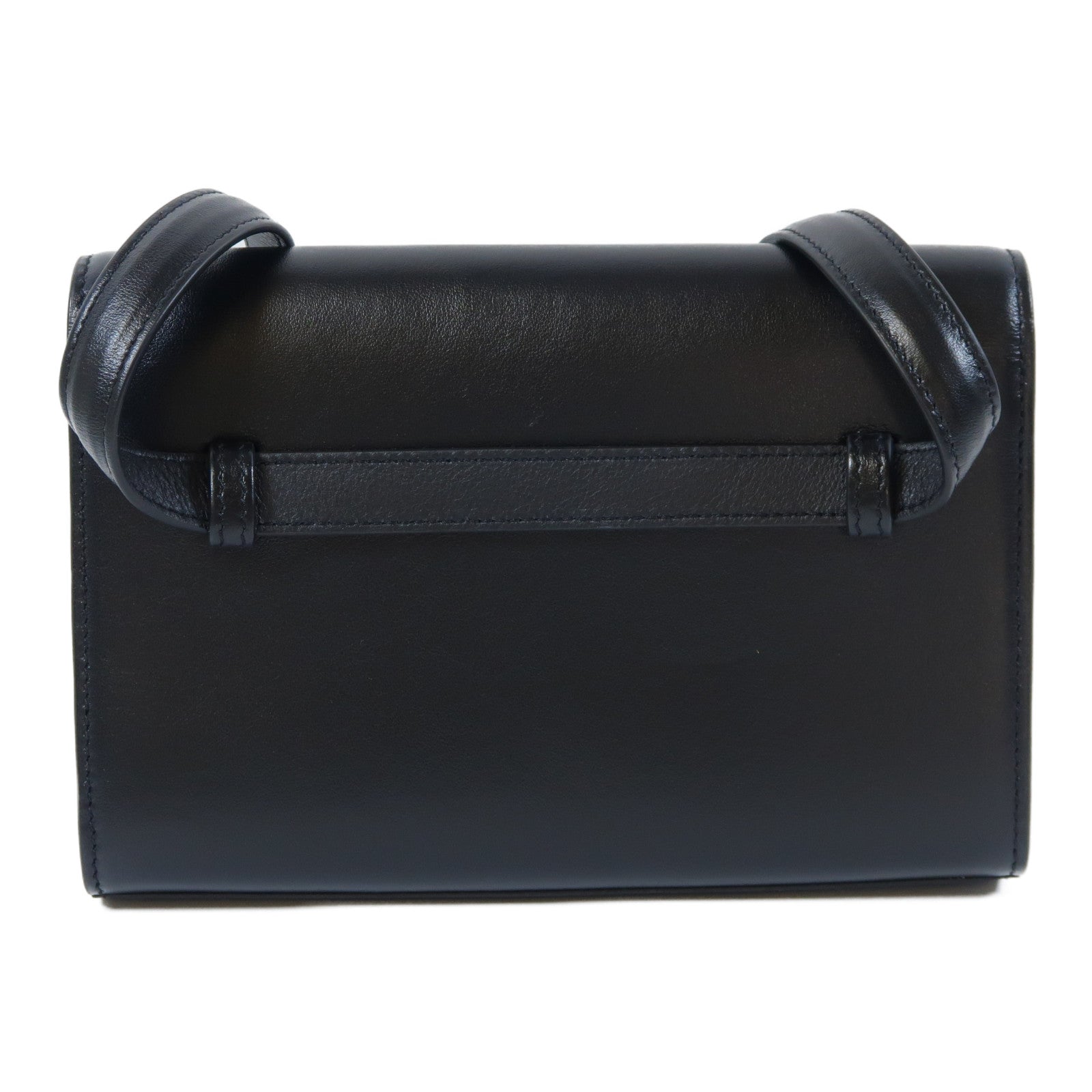 SAINT LAURENT 牛皮皮革Belt Bag金扣腰包黑色