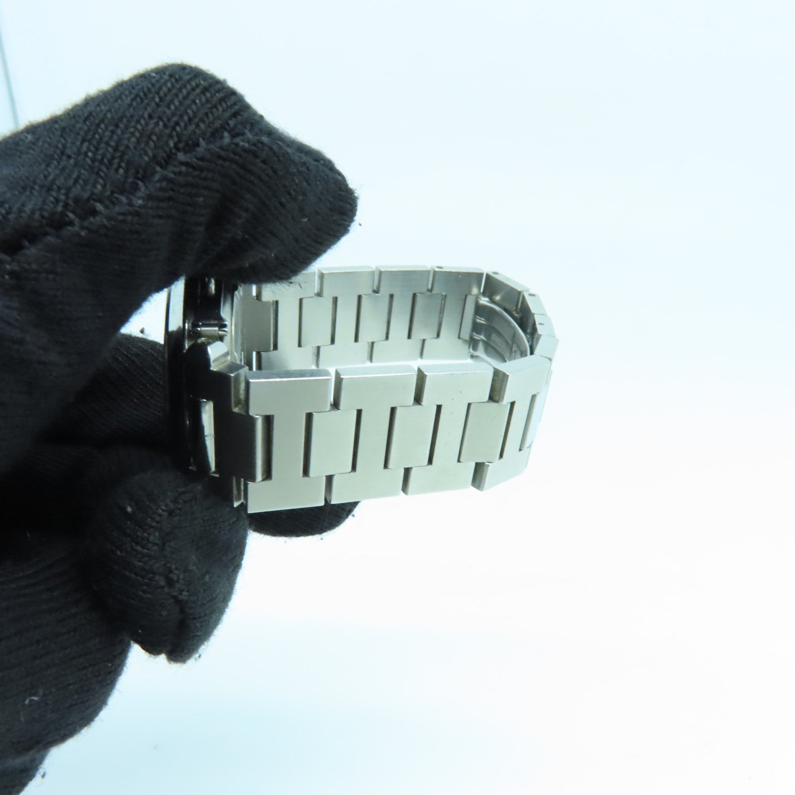 CARTIER Pasha C不鏽鋼手錶自動機芯黑色