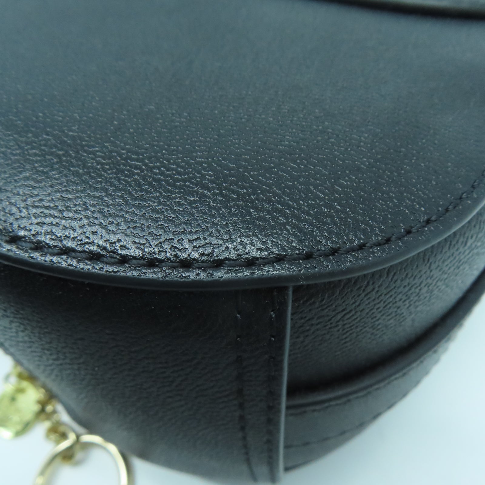 SEE BY CHLOE 牛皮皮革Shoulder Bag金扣肩背袋黑色