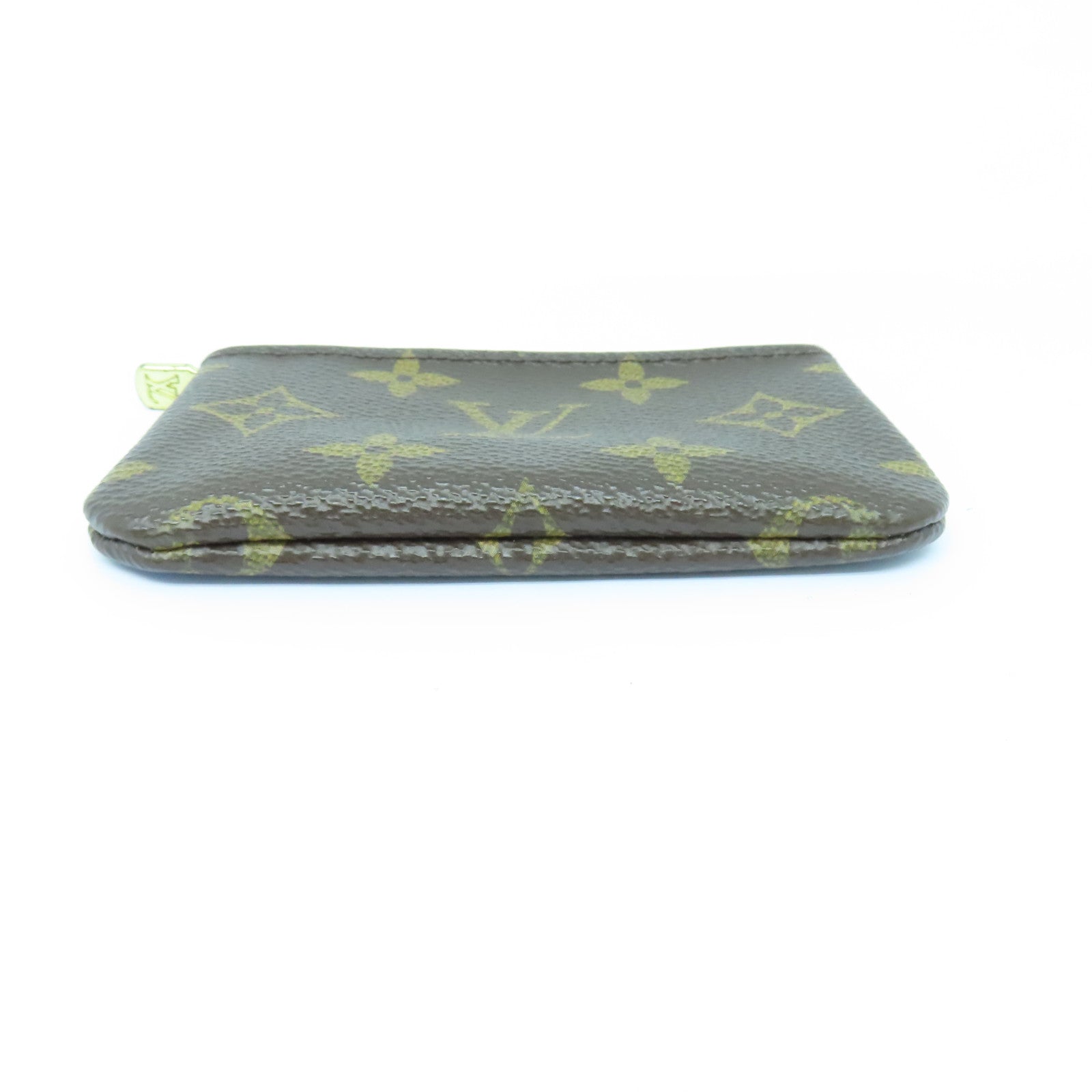 LOUIS VUITTON Monogram Coin Case金扣零钱包啡色