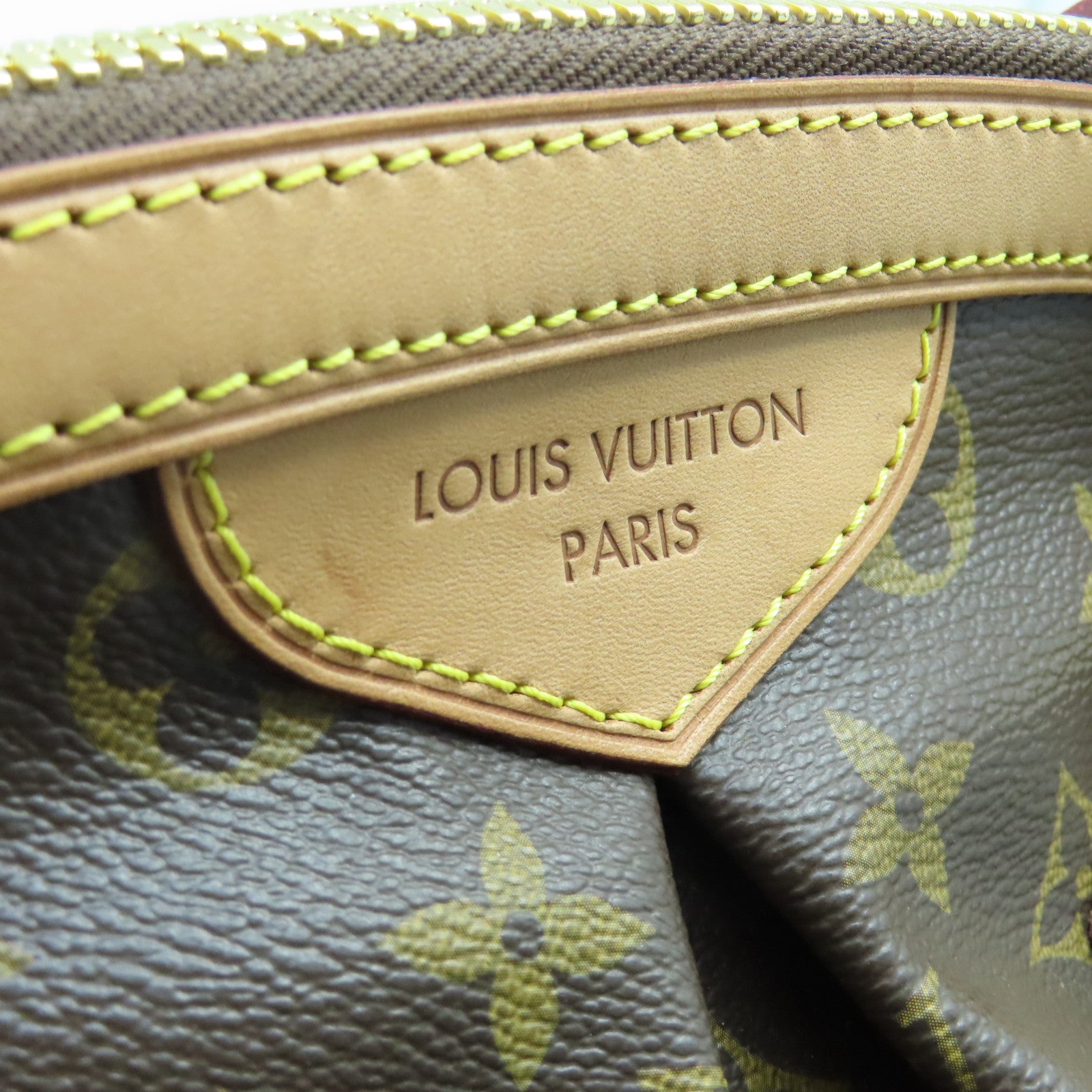 LOUIS VUITTON Monogram Tivoli GM金扣手挽袋啡色