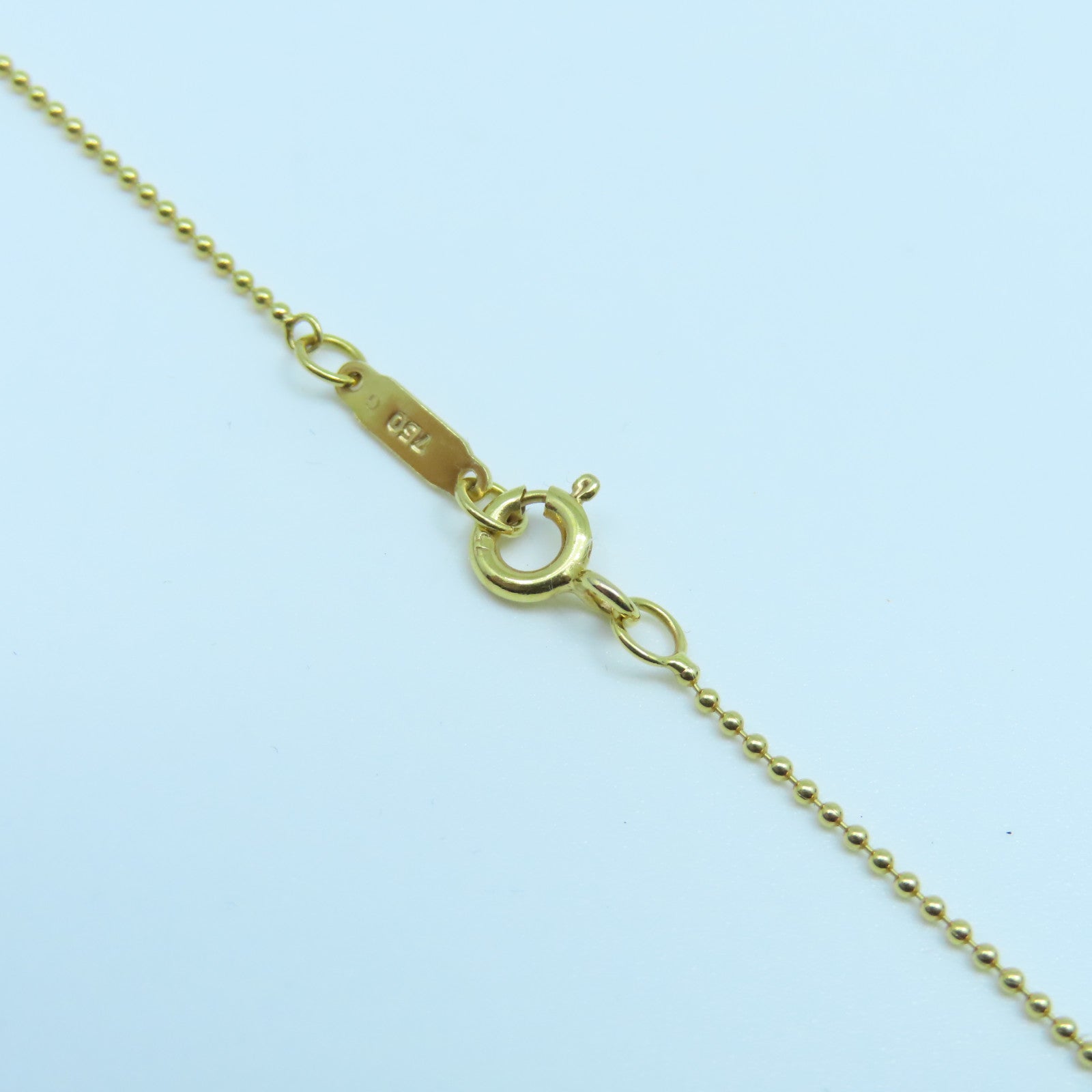 TIFFANY＆CO 18K黃金Mini Crown Key0.13ct鑽石項鍊