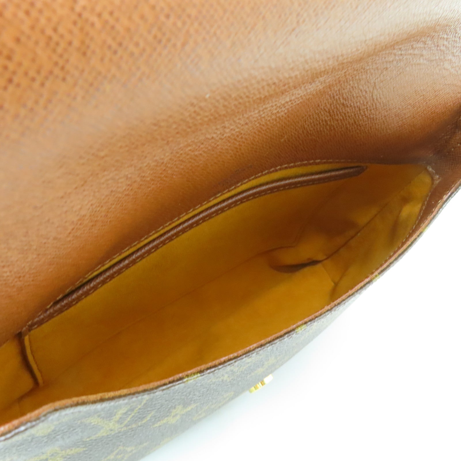 LOUIS VUITTON Monogram Musette Tango金扣肩背袋棕色