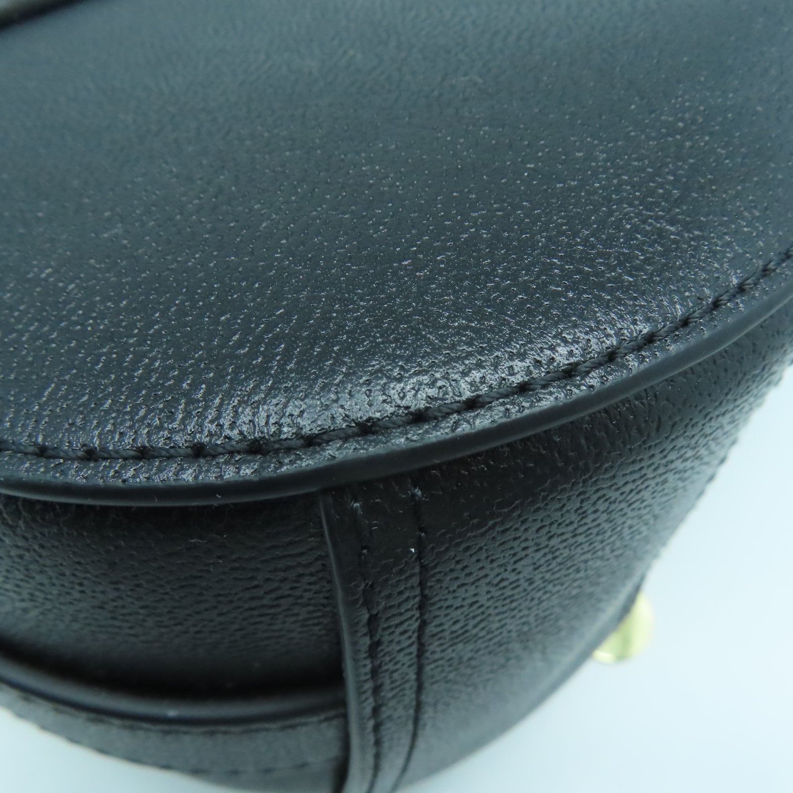 SEE BY CHLOE 牛皮皮革Shoulder Bag金扣肩背袋黑色