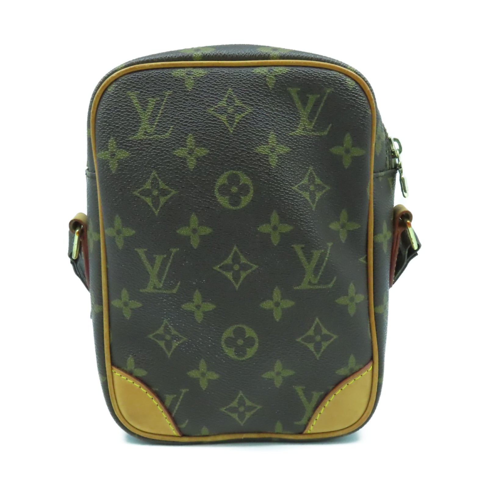 LOUIS VUITTON Monogram Danube金扣肩背袋啡色