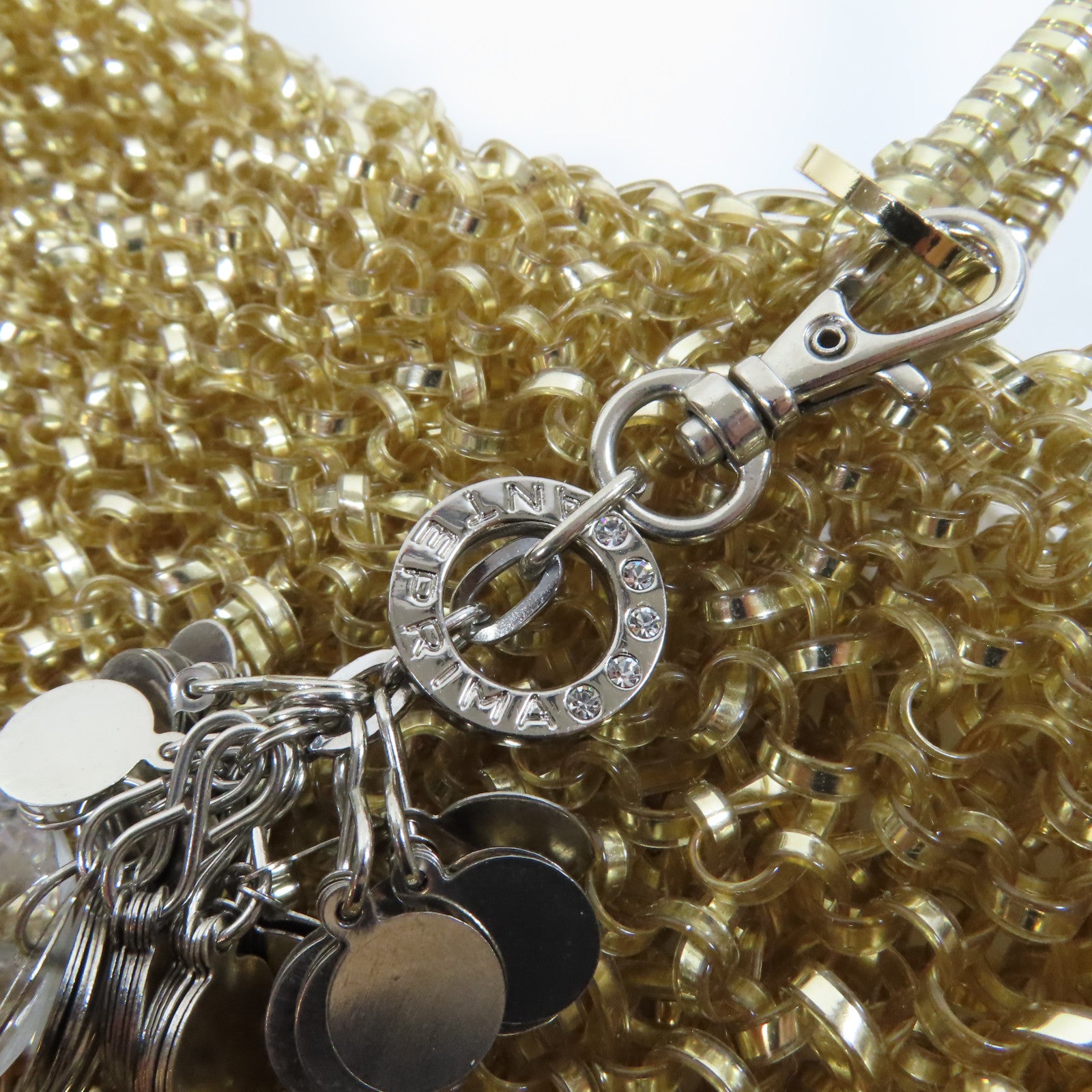 ANTEPRIMA PVC Wirebag手挽袋金色