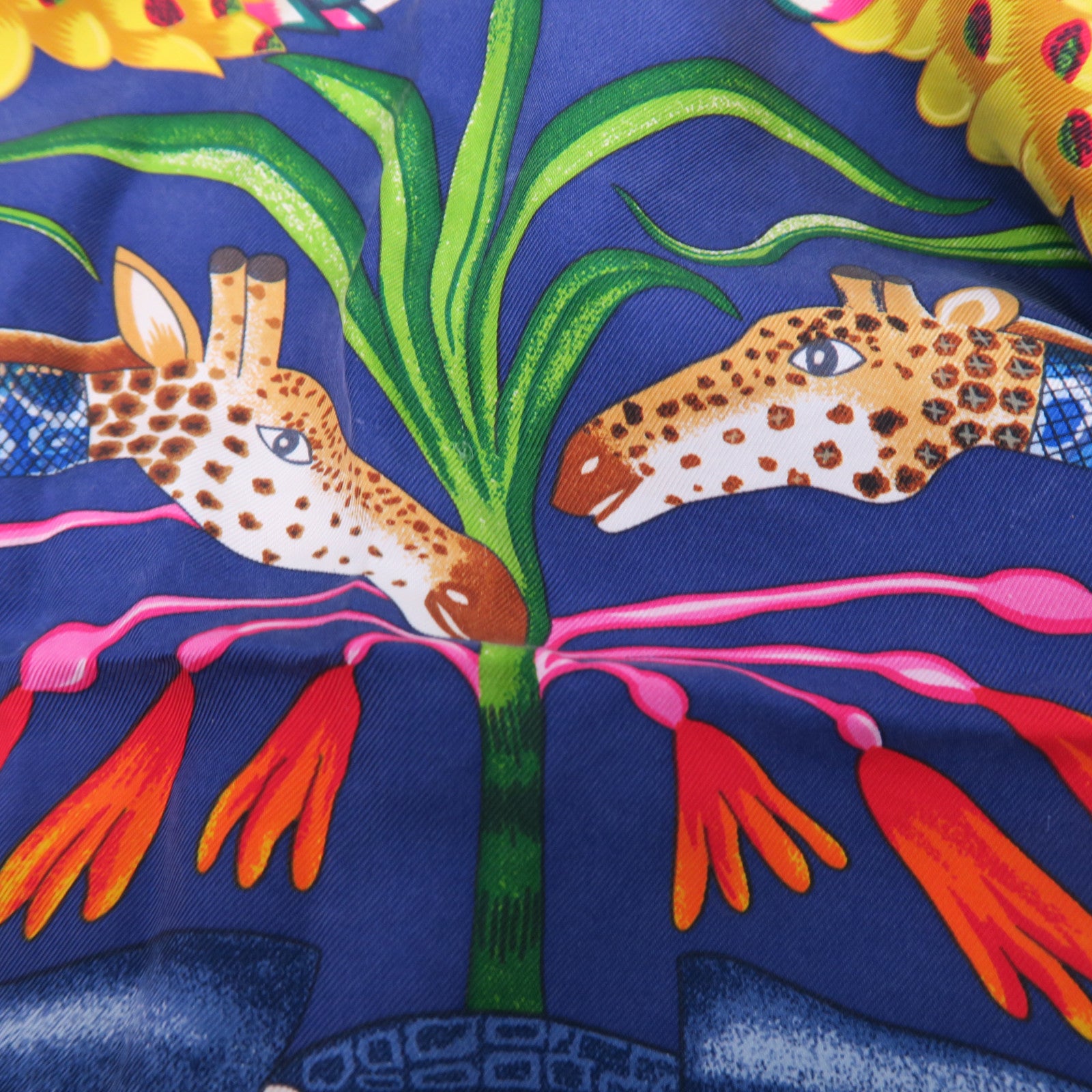 HERMES 丝质Scarf 90x90丝巾蓝色