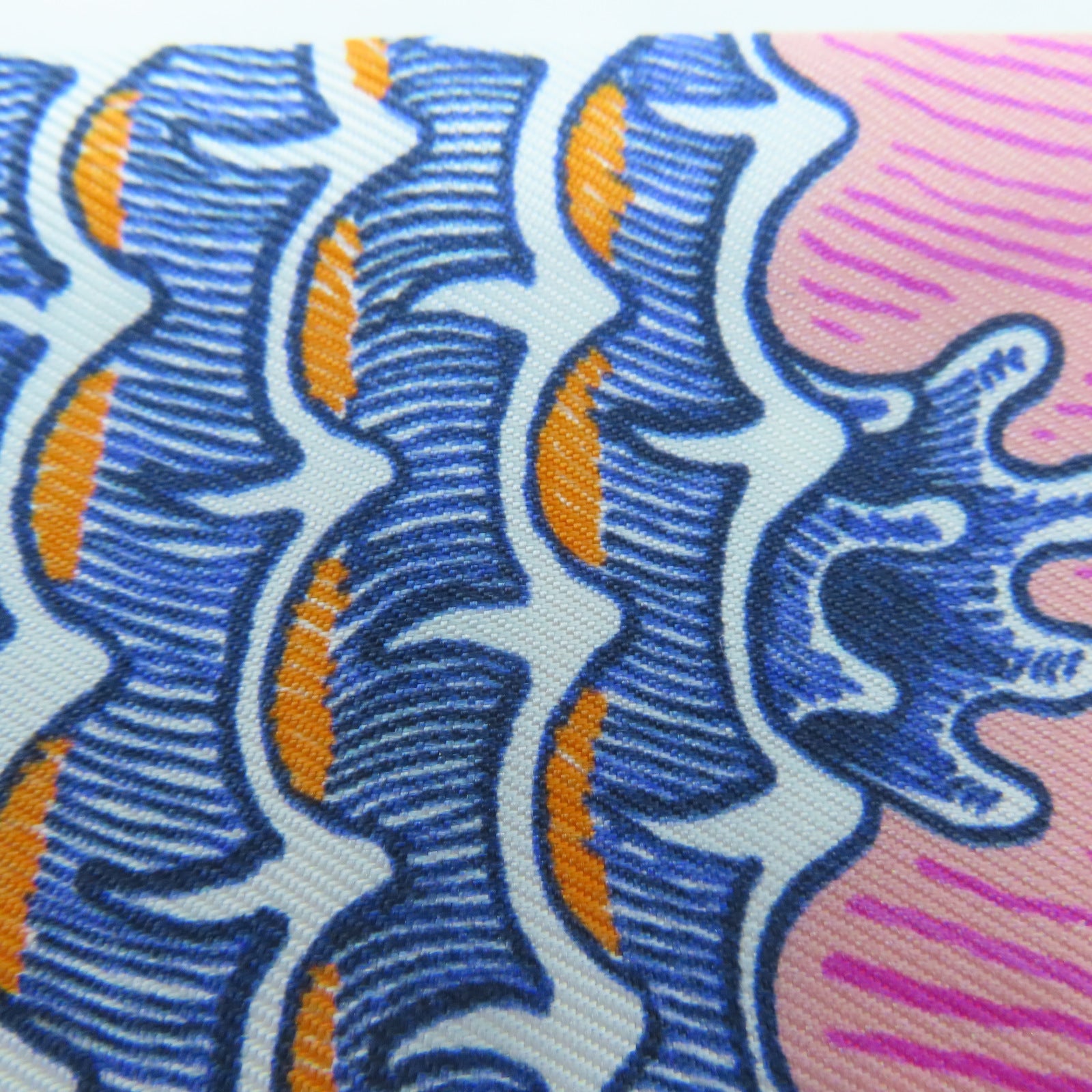 HERMES 絲質Twilly Scarf絲巾粉紅色